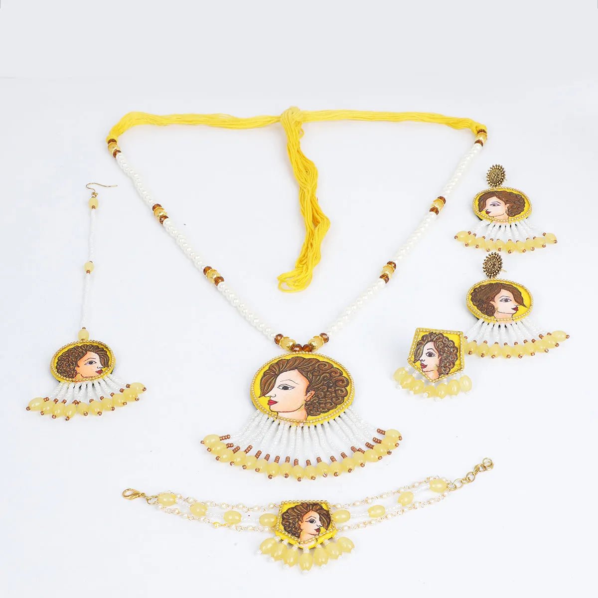 Doll Traditional Yellow Handmade (Shaadi Set) HM - NP - KHOJ.CITY