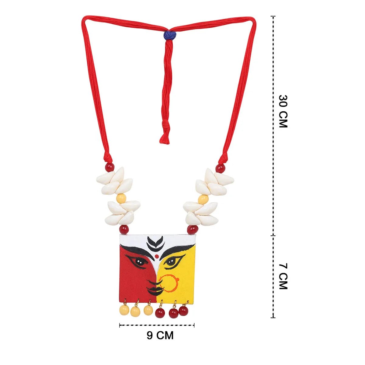 Durga Ma Traditional Multi Color Handmade (Necklace set) HM - NP - KHOJ.CITY
