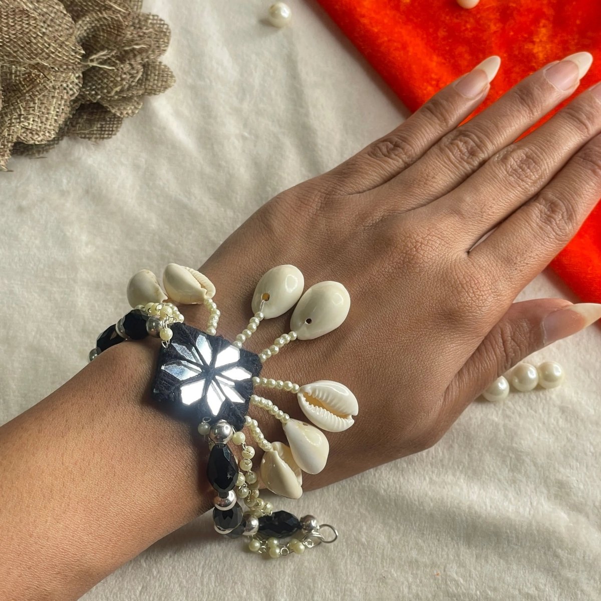 Ebony Traditional Multi Color Handmade (Bracelet) HM - BR - 013 - KHOJ.CITY