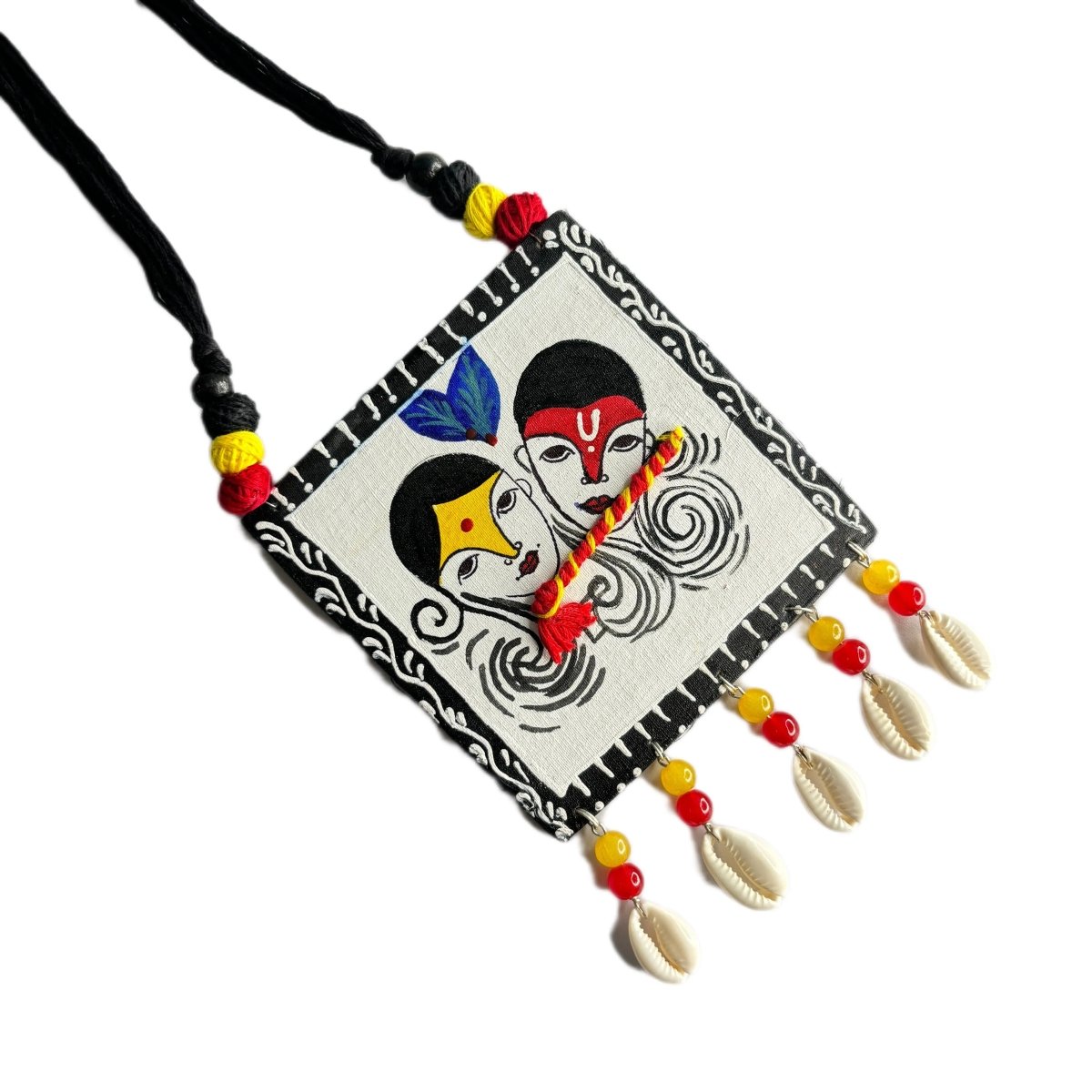 Eternal Brij Ke Kanha Traditional Multi Color Hand Painted (Necklace) HP - NP - 012 - KHOJ.CITY