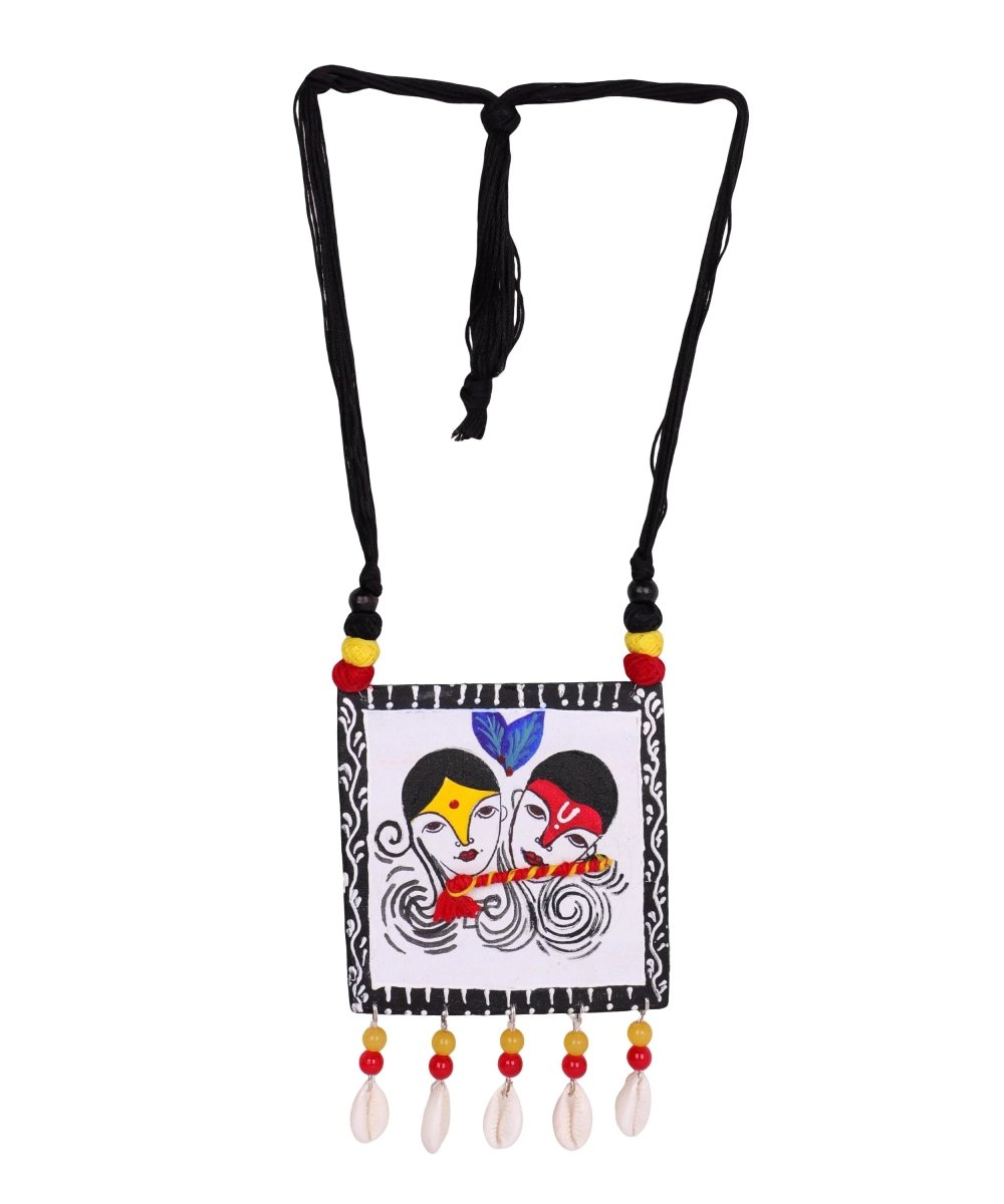Eternal Brij Ke Kanha Traditional Multi Color Hand Painted (Necklace) HP - NP - 012 - KHOJ.CITY