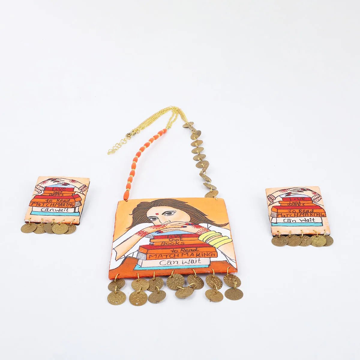 Geeky Urban Naari Bohemian Multi Color Handmade (Necklace set) HP - NP - KHOJ.CITY