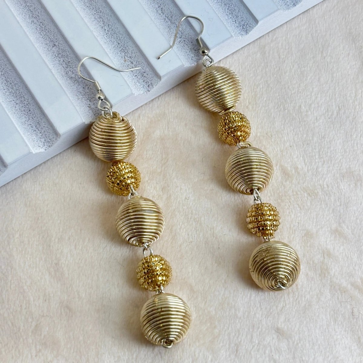 Glittery Bling love (Earrings) HP - ER - 262 - KHOJ.CITY