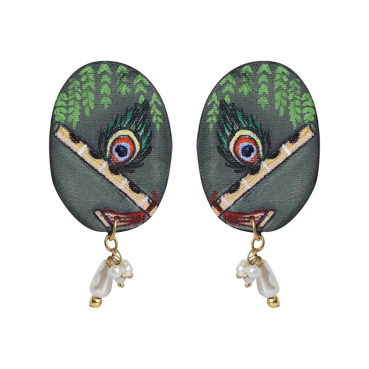 Gopi Brij Ke Kanha Traditional Multi Color Handmade (Necklace set) HP - NP - KHOJ.CITY