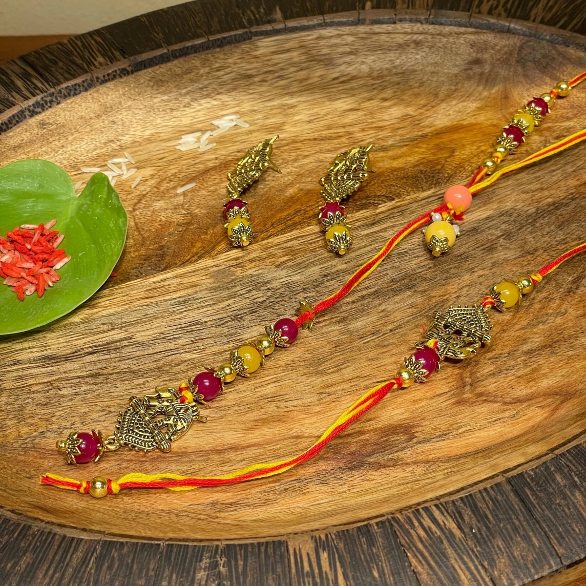 Handmade Rakhi Hamper - 015 - KHOJ.CITY