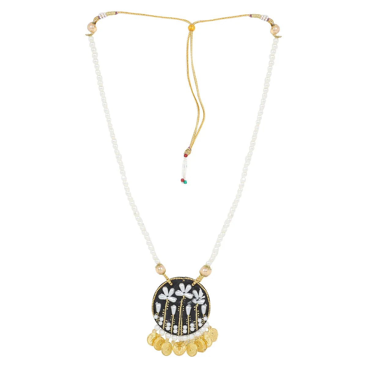 Ivory Classic Multi Color Handmade (Necklace) HM - NP - 020 - KHOJ.CITY