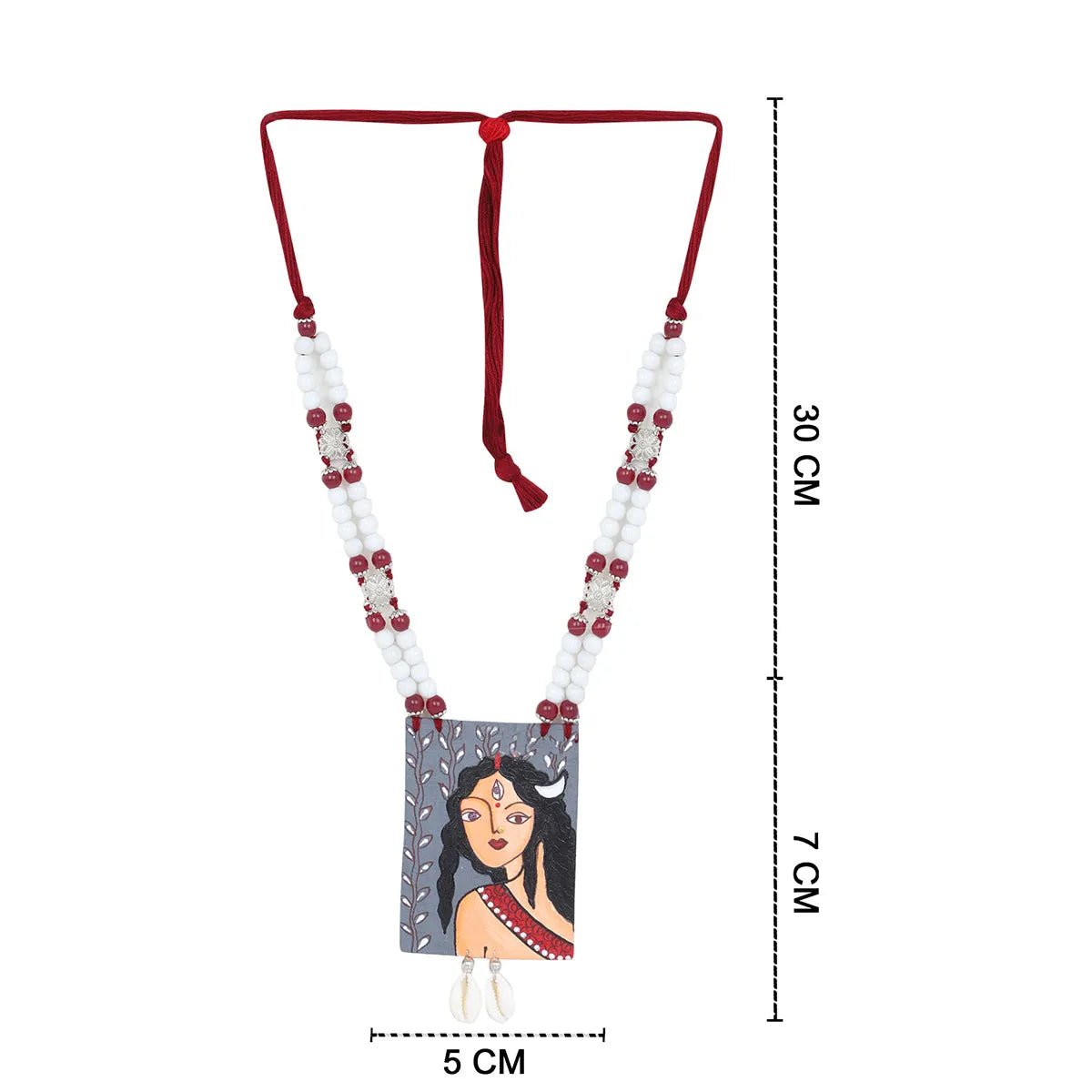 Jyestha Classic Multi Color Hand Painted (Necklace) HP - NP - 048 - KHOJ.CITY