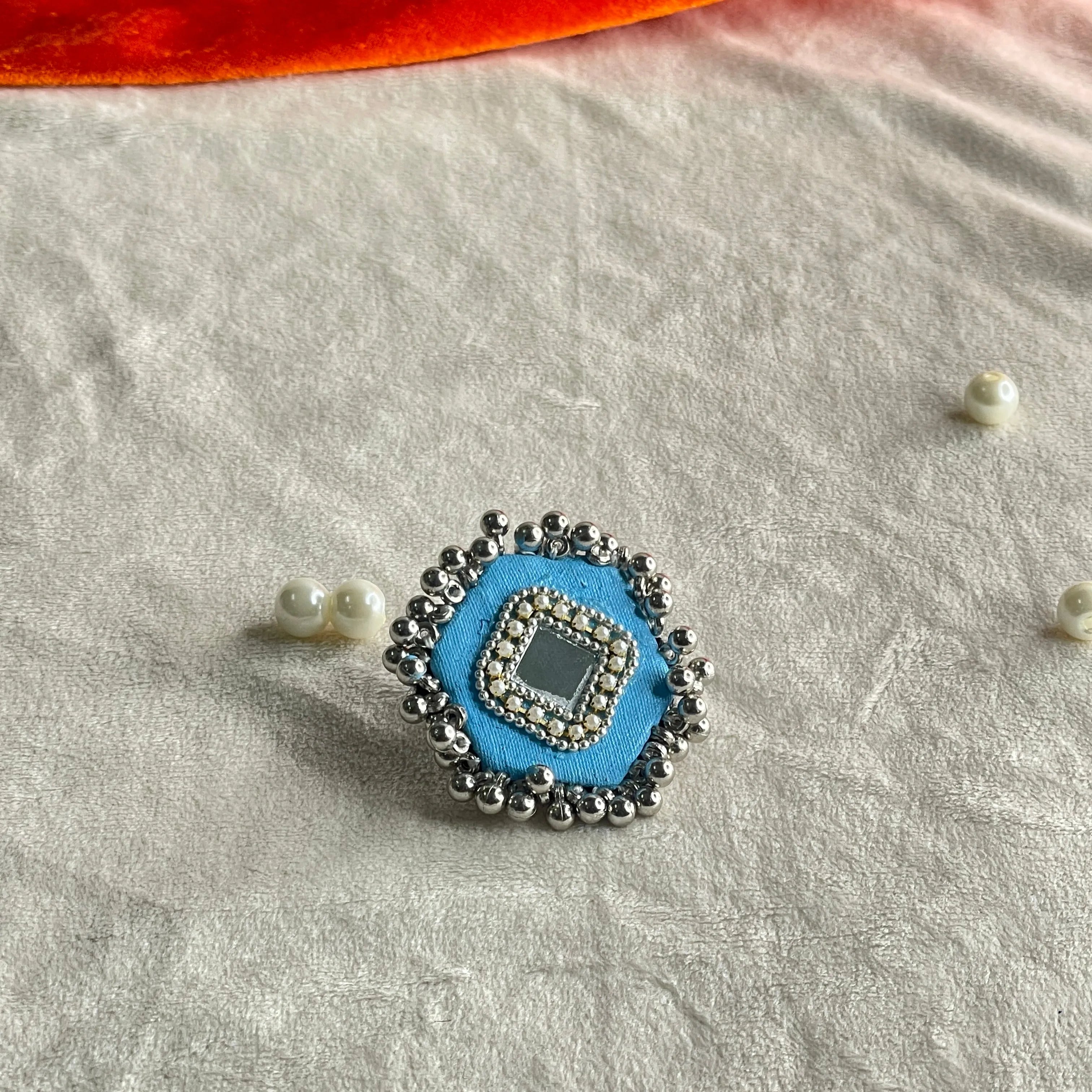 khoj city Classic Multi Color Handmade (Ring) HM-RG-008