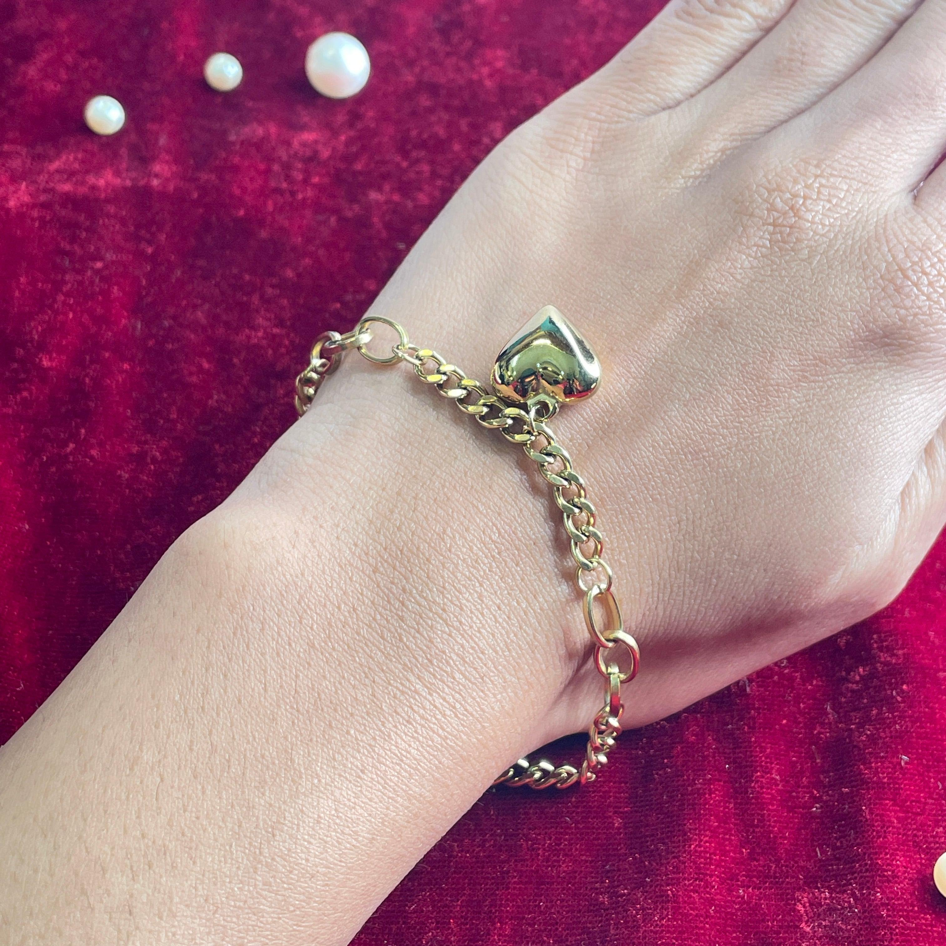 Daily Wear Anti Tarnish Chain Bracelet Jewelry Code - 028 - KHOJ.CITY