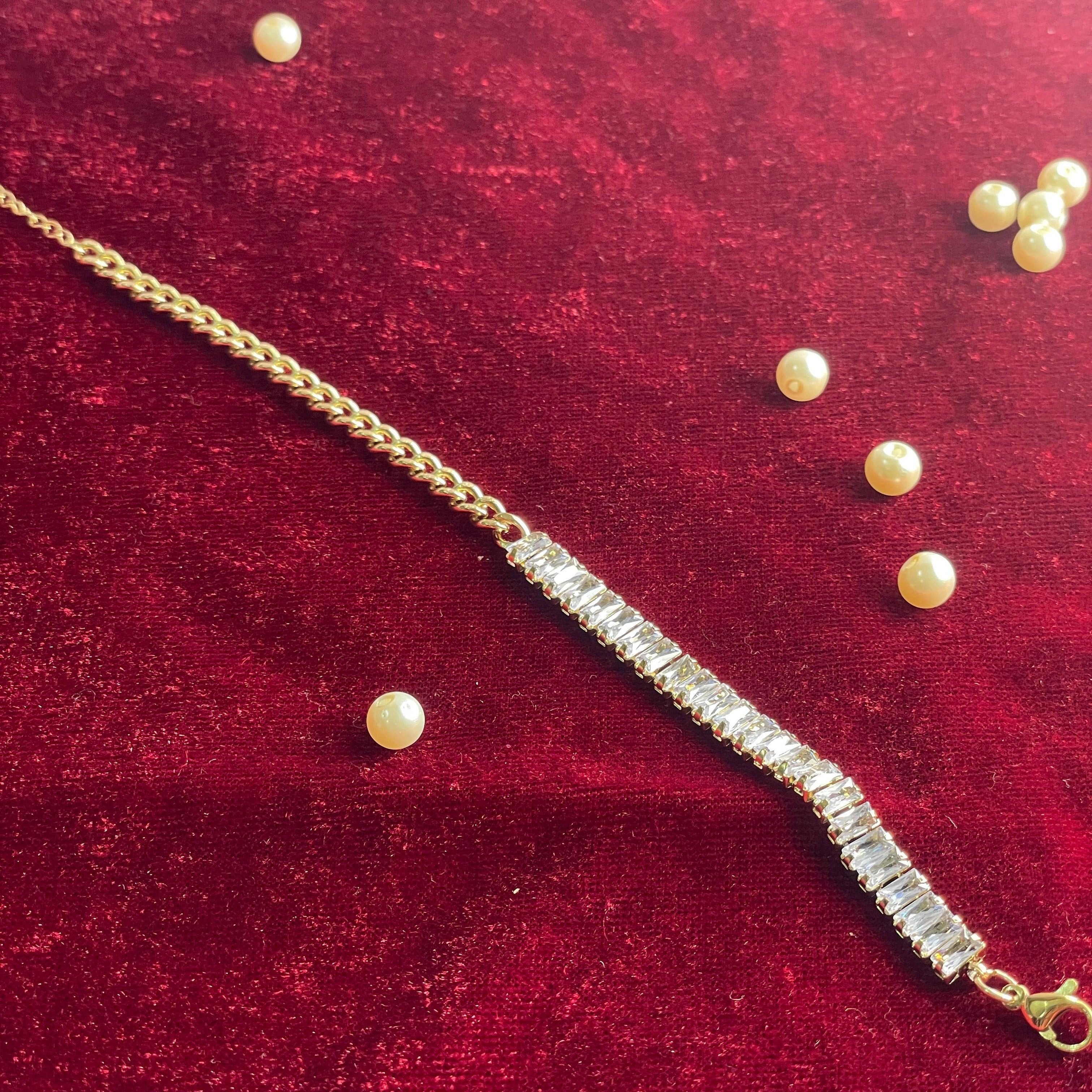 Daily Wear Anti Tarnish Chain Bracelet Jewelry Code - 062 - KHOJ.CITY