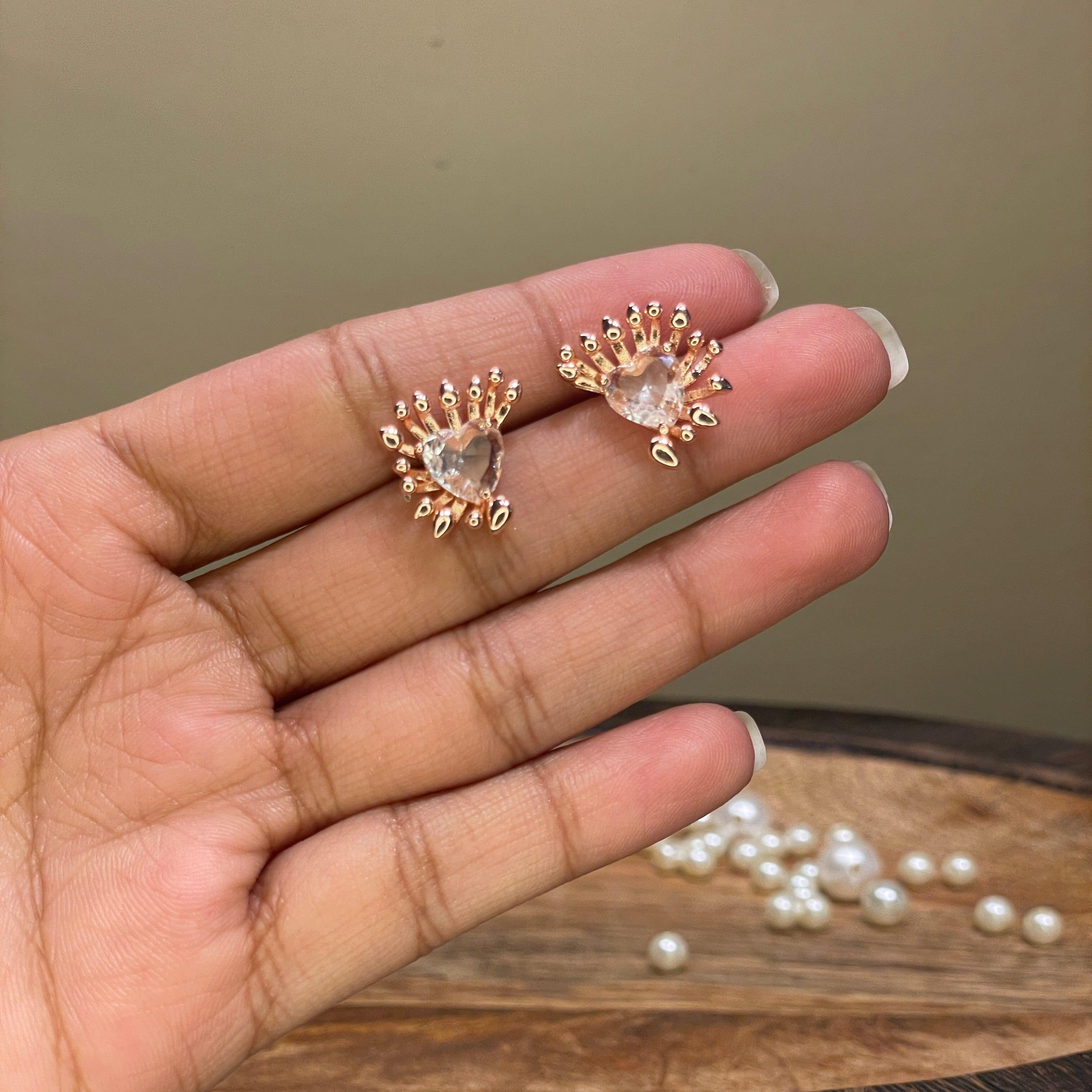 Daily Wear Anti Tarnish Earring Jewelry Code - 066 - KHOJ.CITY