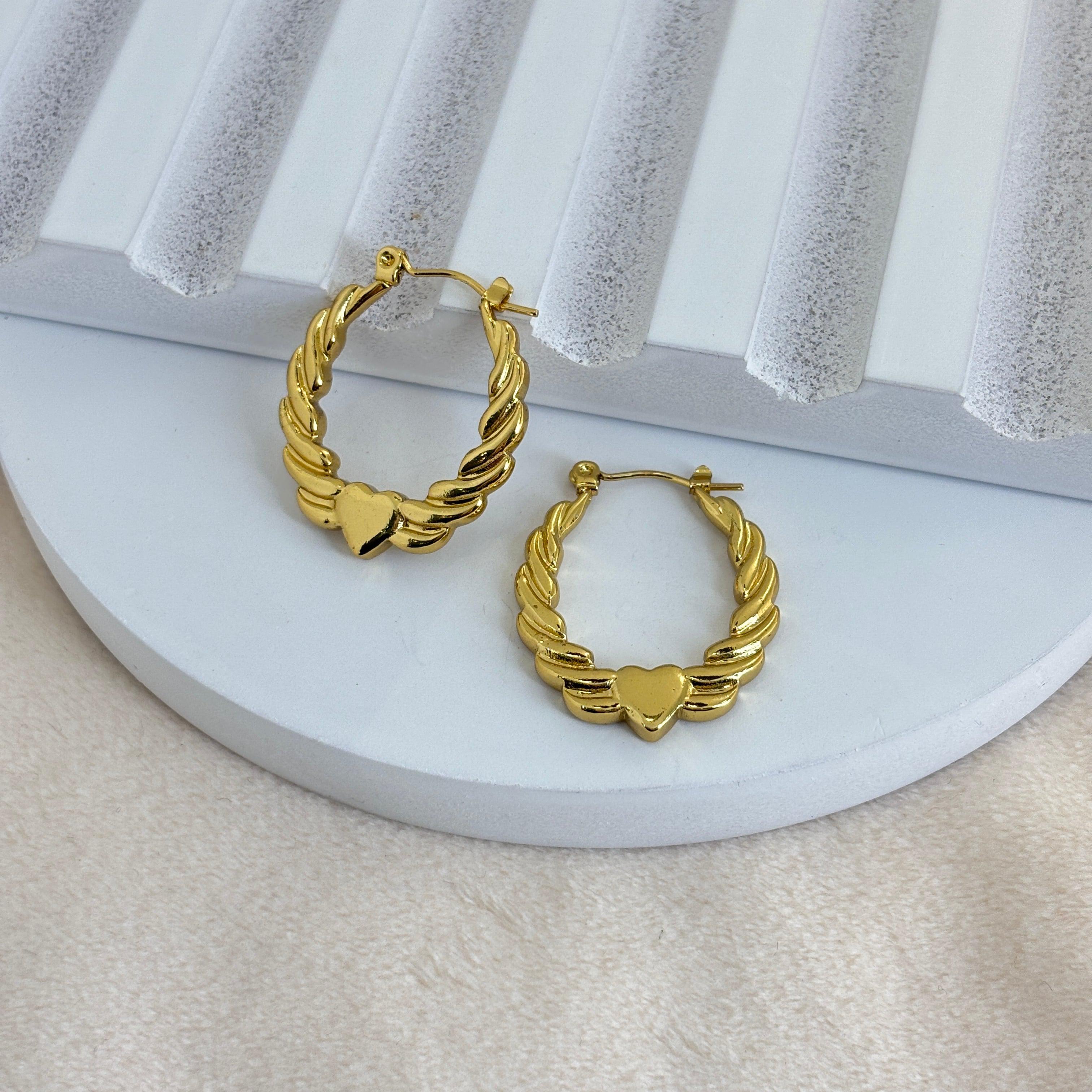Daily Wear Anti Tarnish Earring Jewelry Code - 124 - KHOJ.CITY