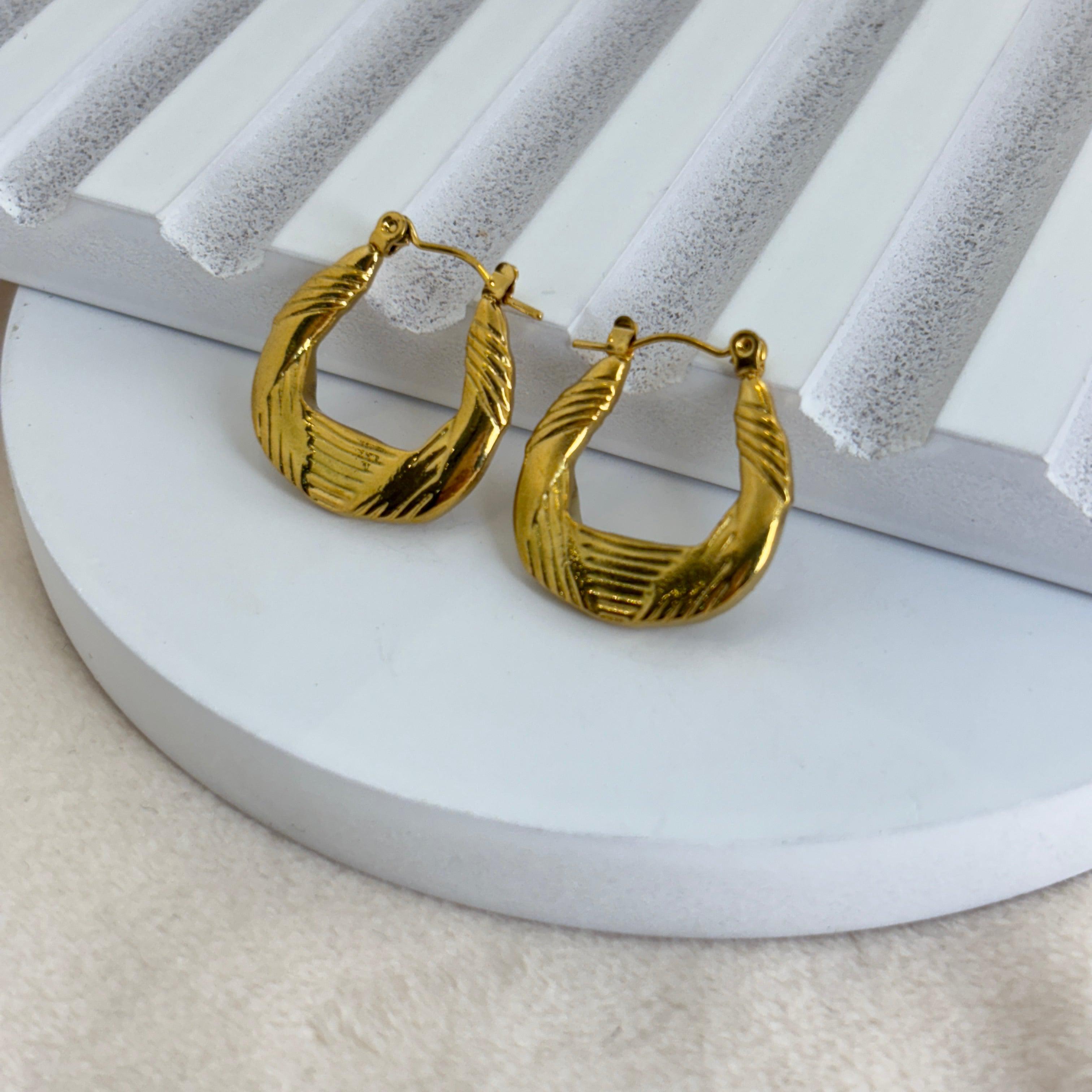 Daily Wear Anti Tarnish Earring Jewelry Code - 128 - KHOJ.CITY