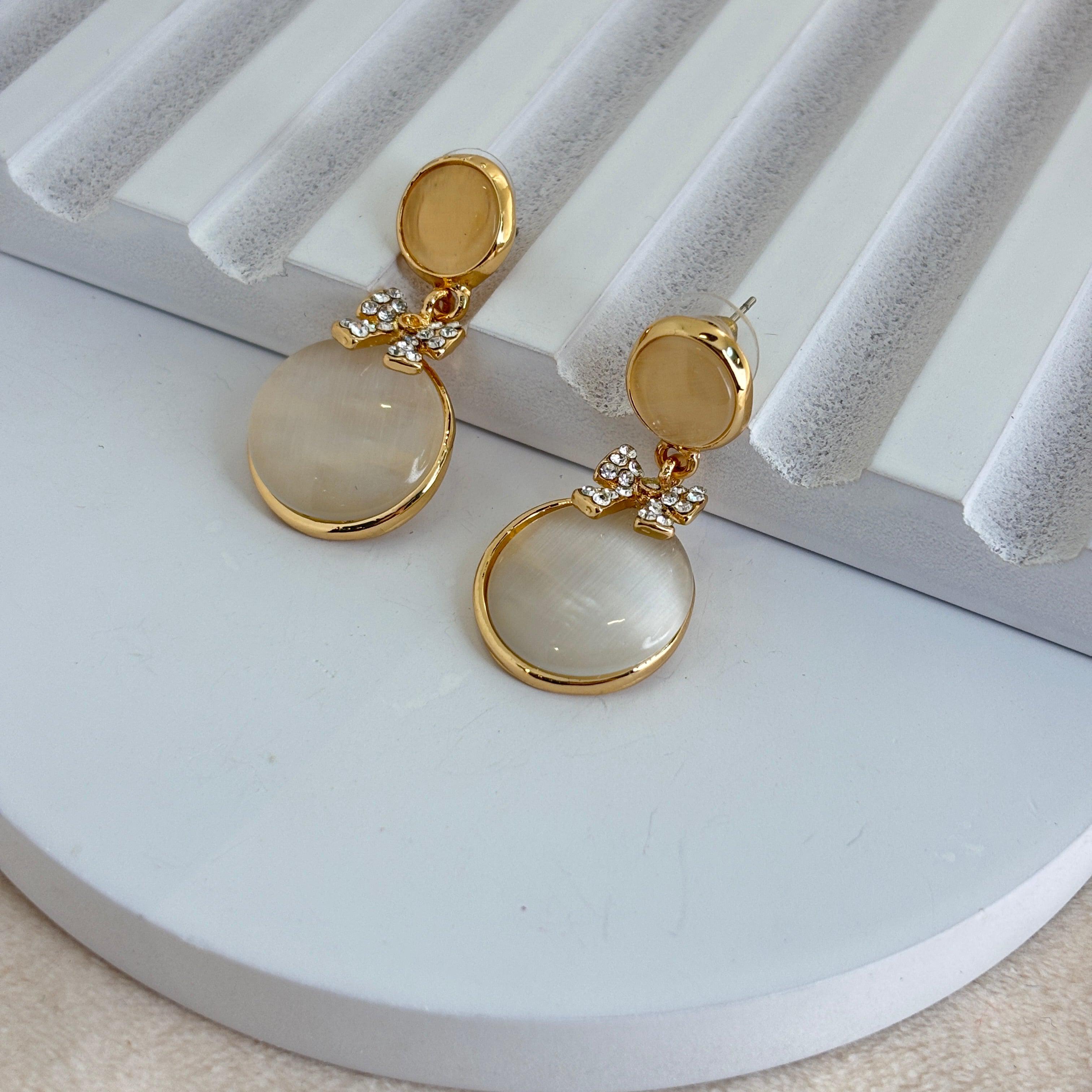 Daily Wear Anti Tarnish Earring Jewelry Code - 143 - KHOJ.CITY