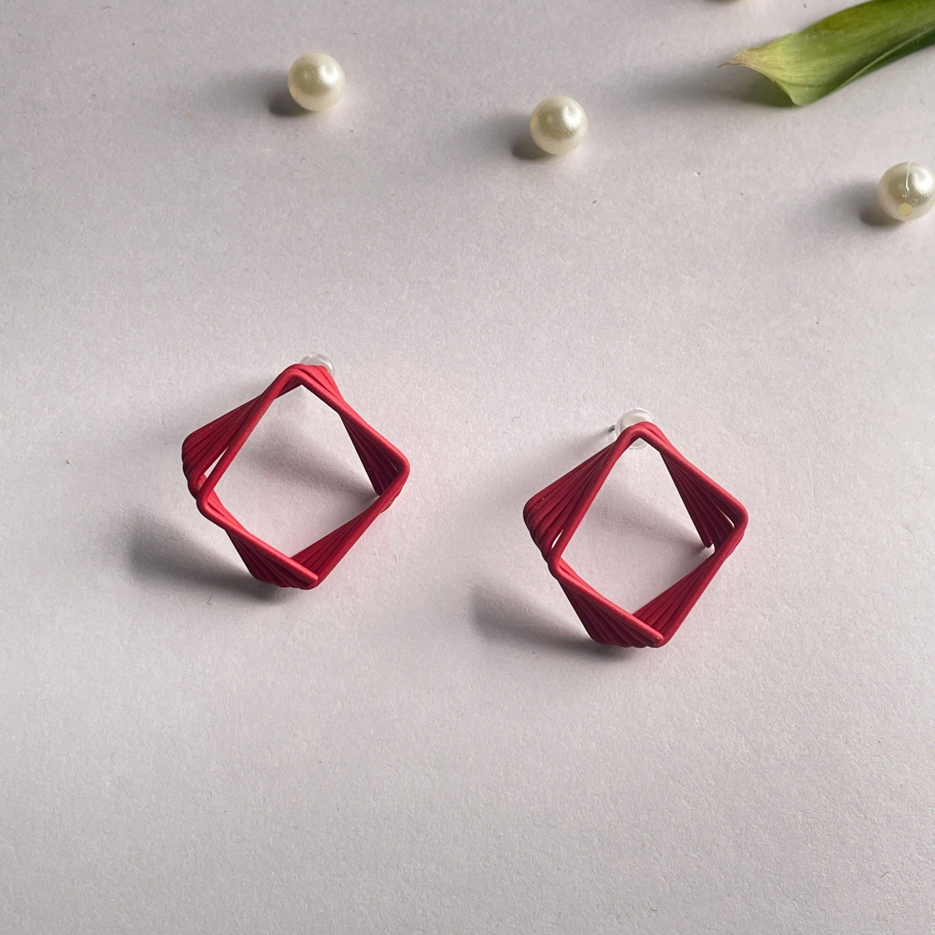 Handmade Acrylic (Earring ) United By Craft - 632 - KHOJ.CITY