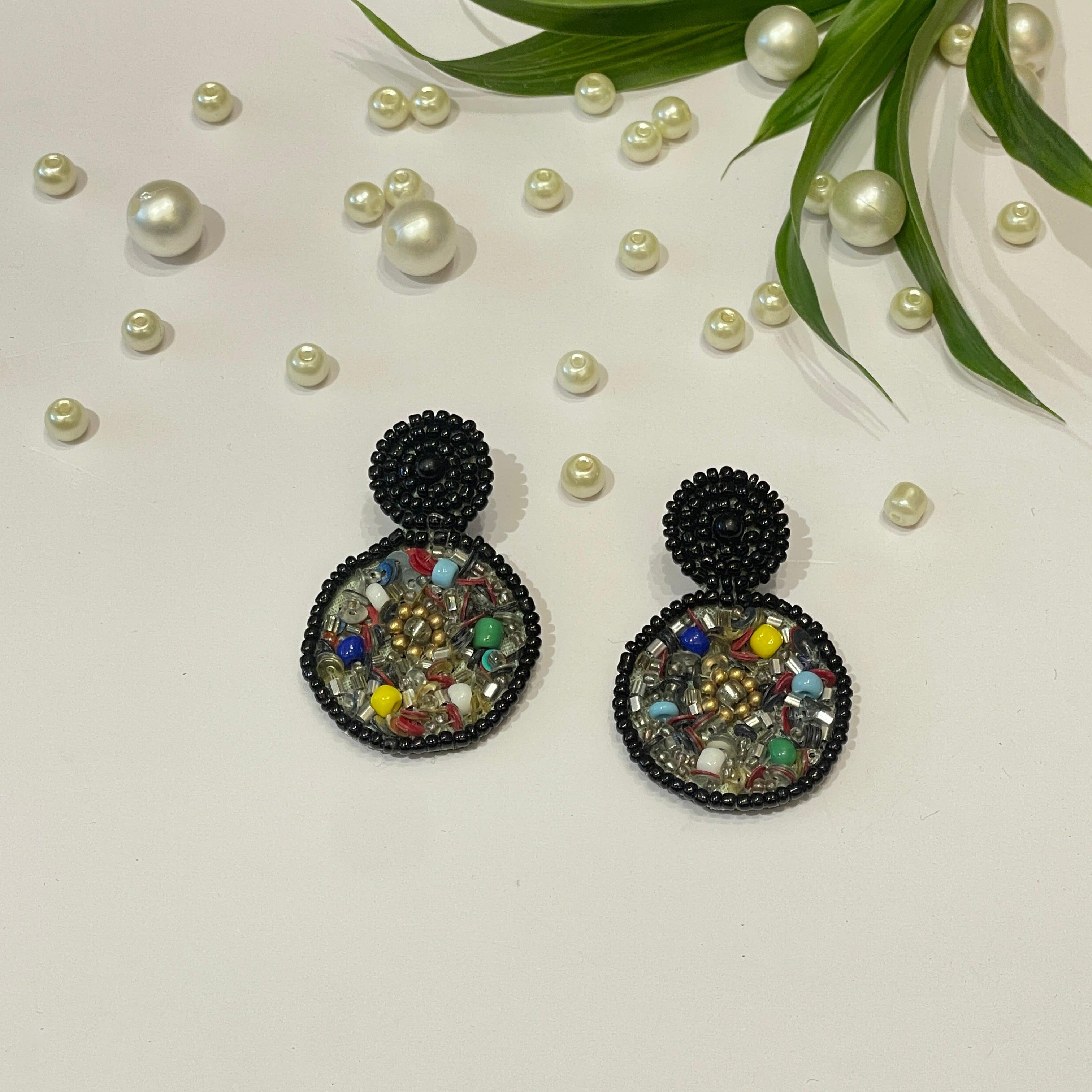 Handmade Embroidered (EARRING) UNITED BY CRAFT - 269 - KHOJ.CITY