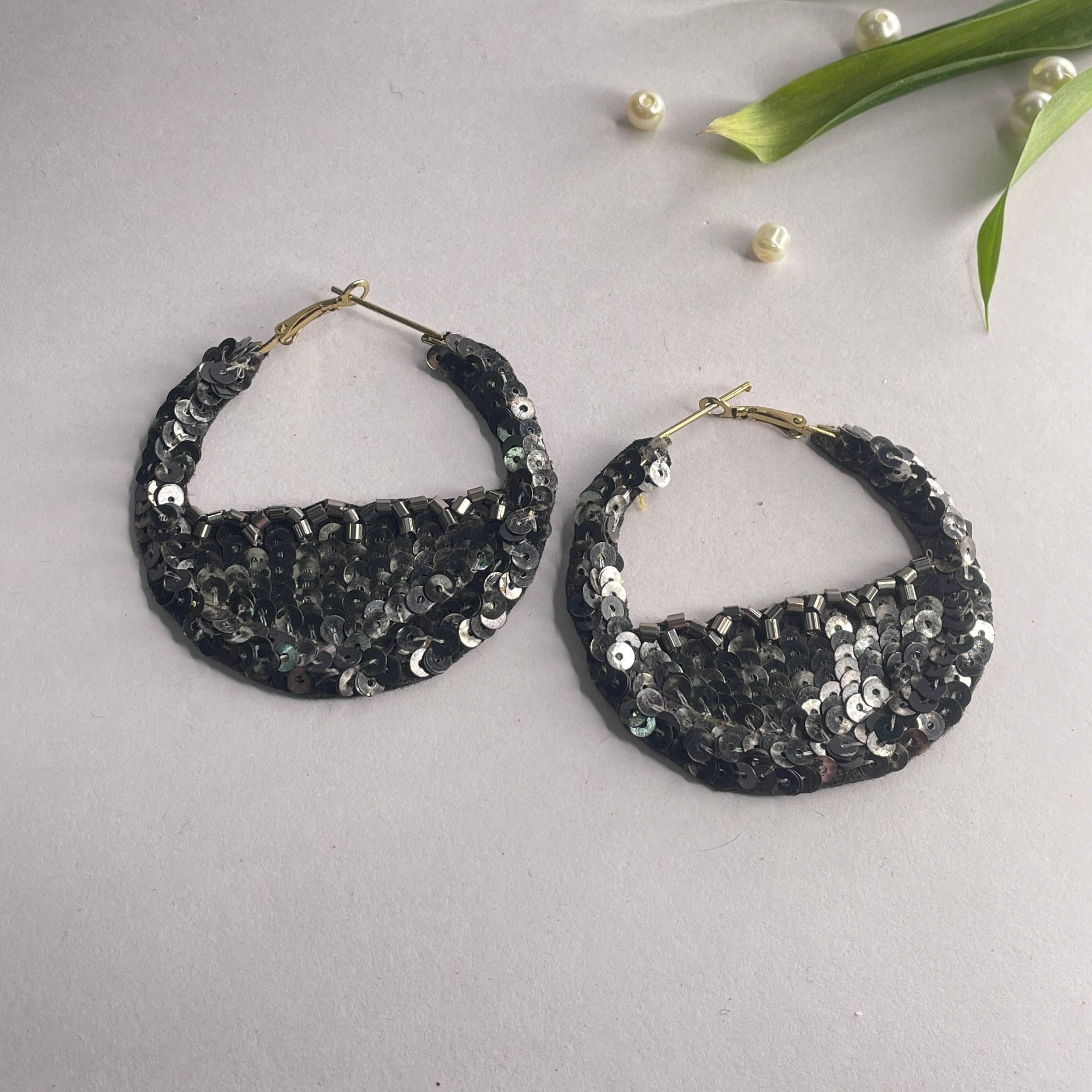 Handmade Embroidered (Earring ) United By Craft - 593 - KHOJ.CITY