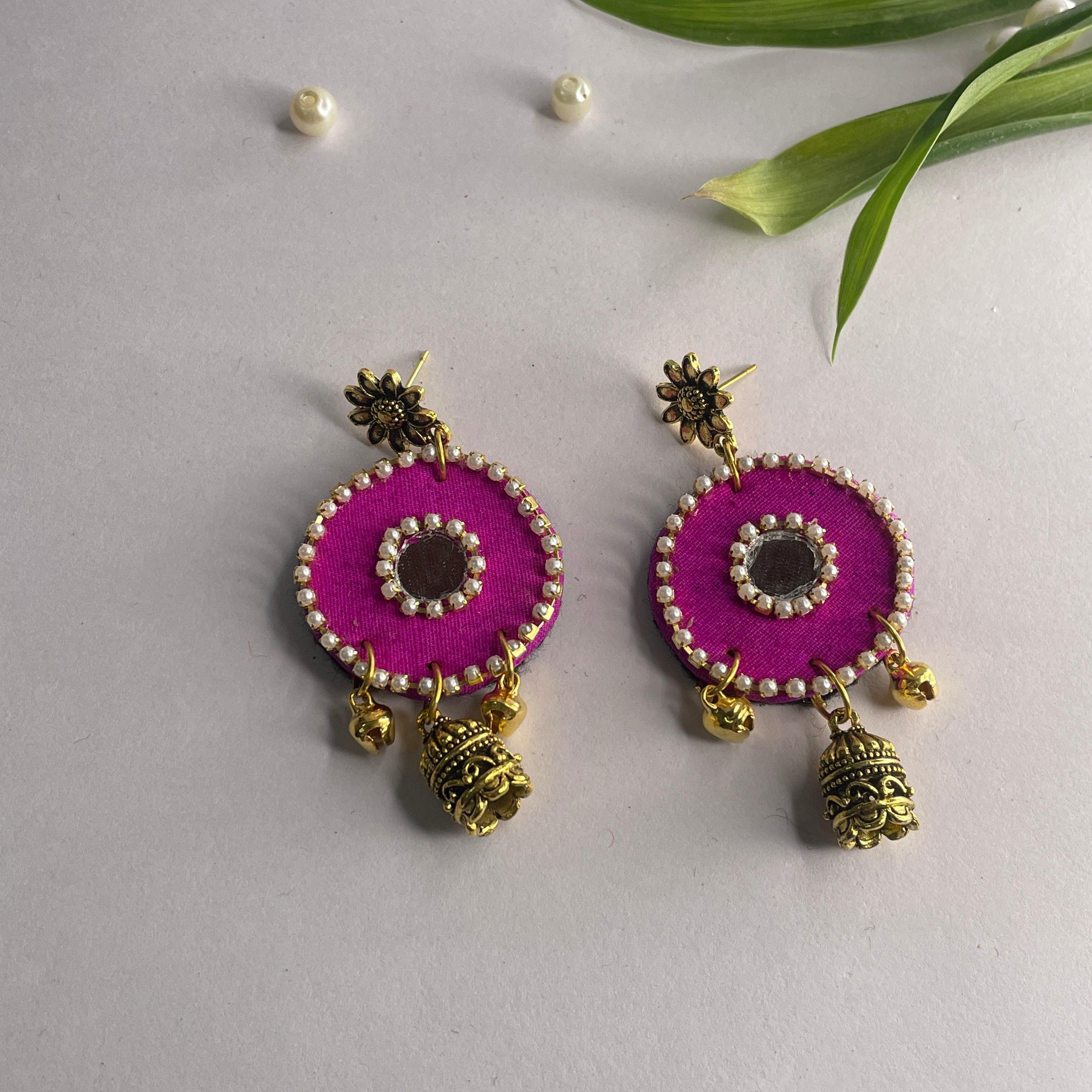 Oxidised Charms Multi Color Handmade Drop (Earrings) HM-ER-033 - KHOJ.CITY
