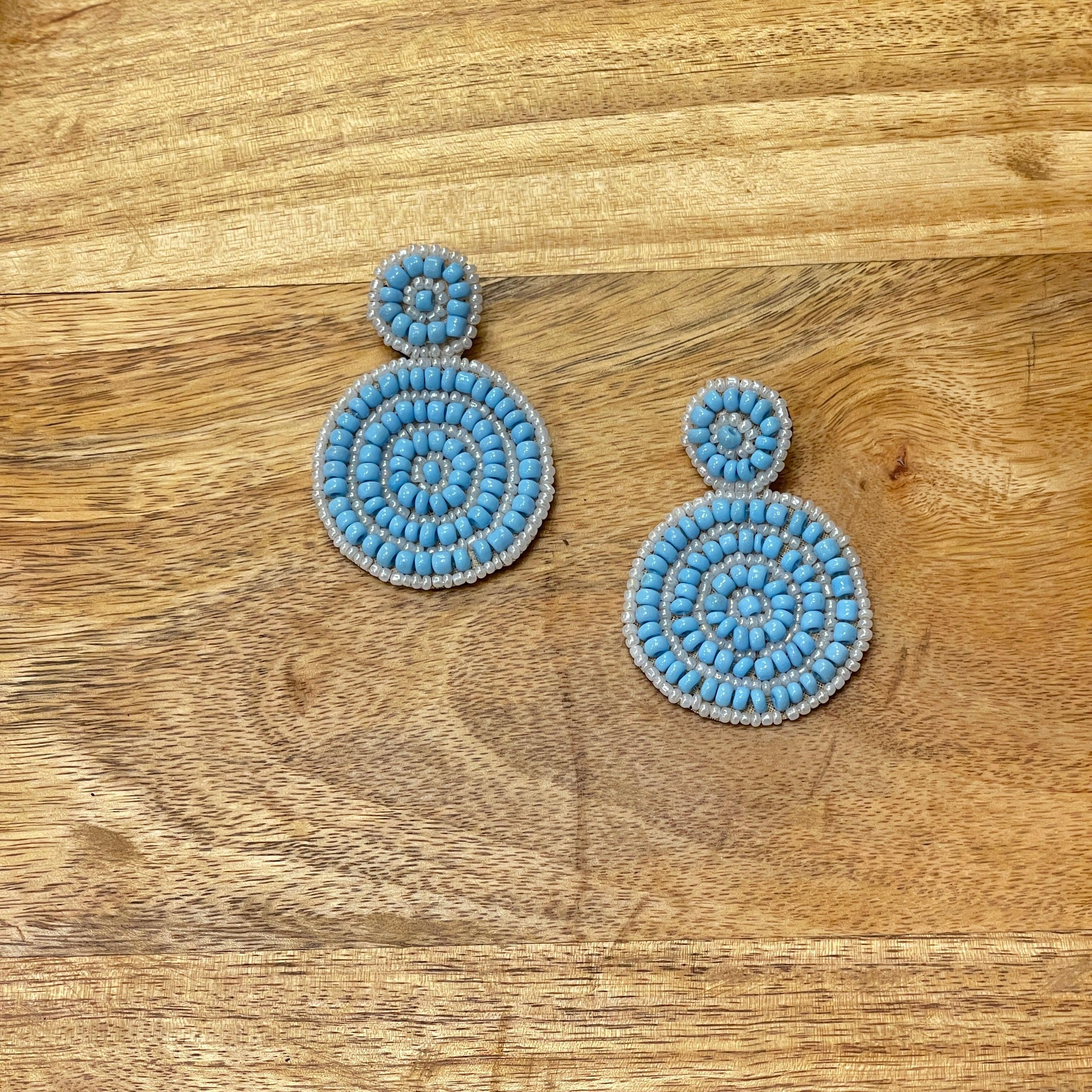 Handmade Embroidered (Earring) United By Craft - 037 - KHOJ.CITY