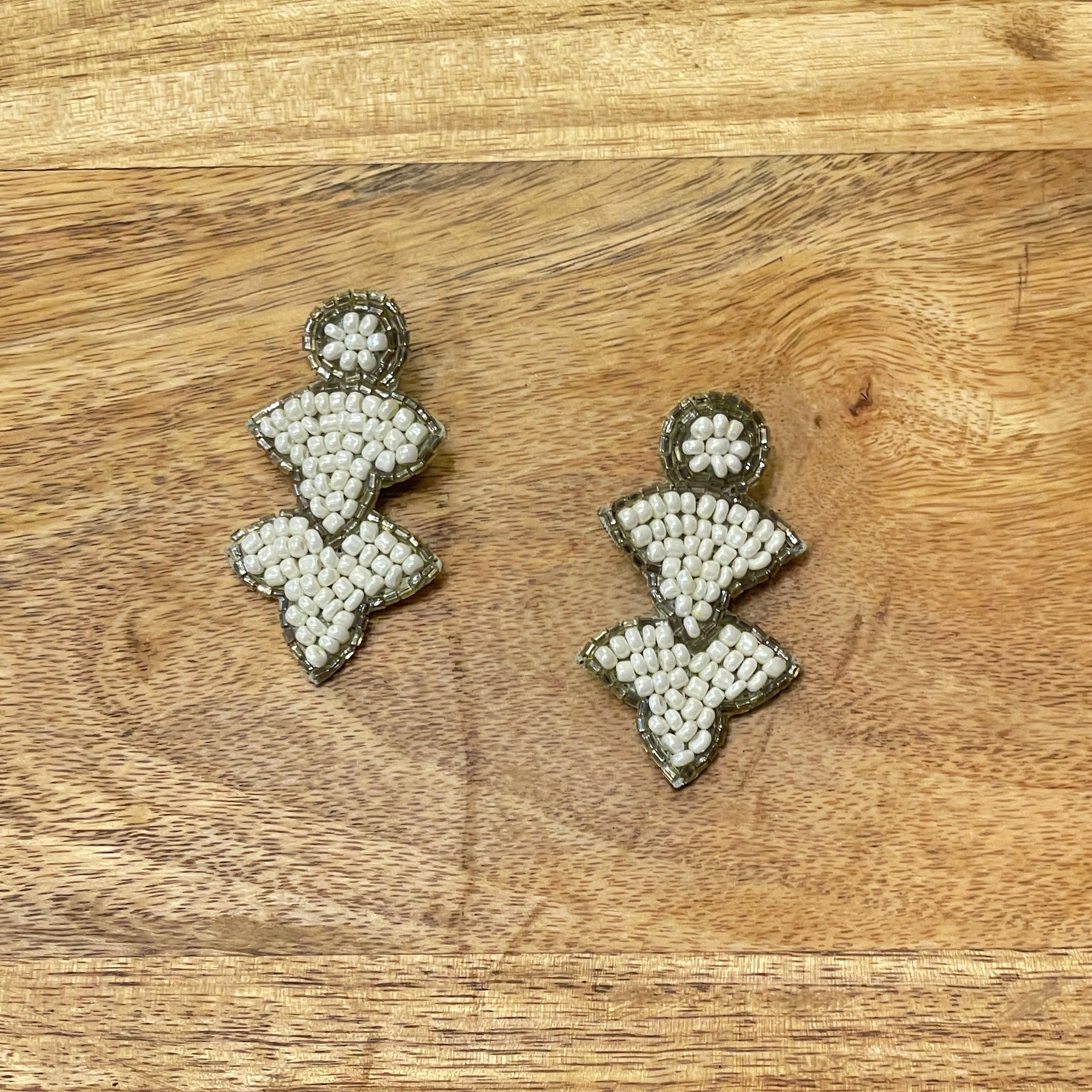 Handmade Embroidered (Earring ) United By Craft - 057 - KHOJ.CITY