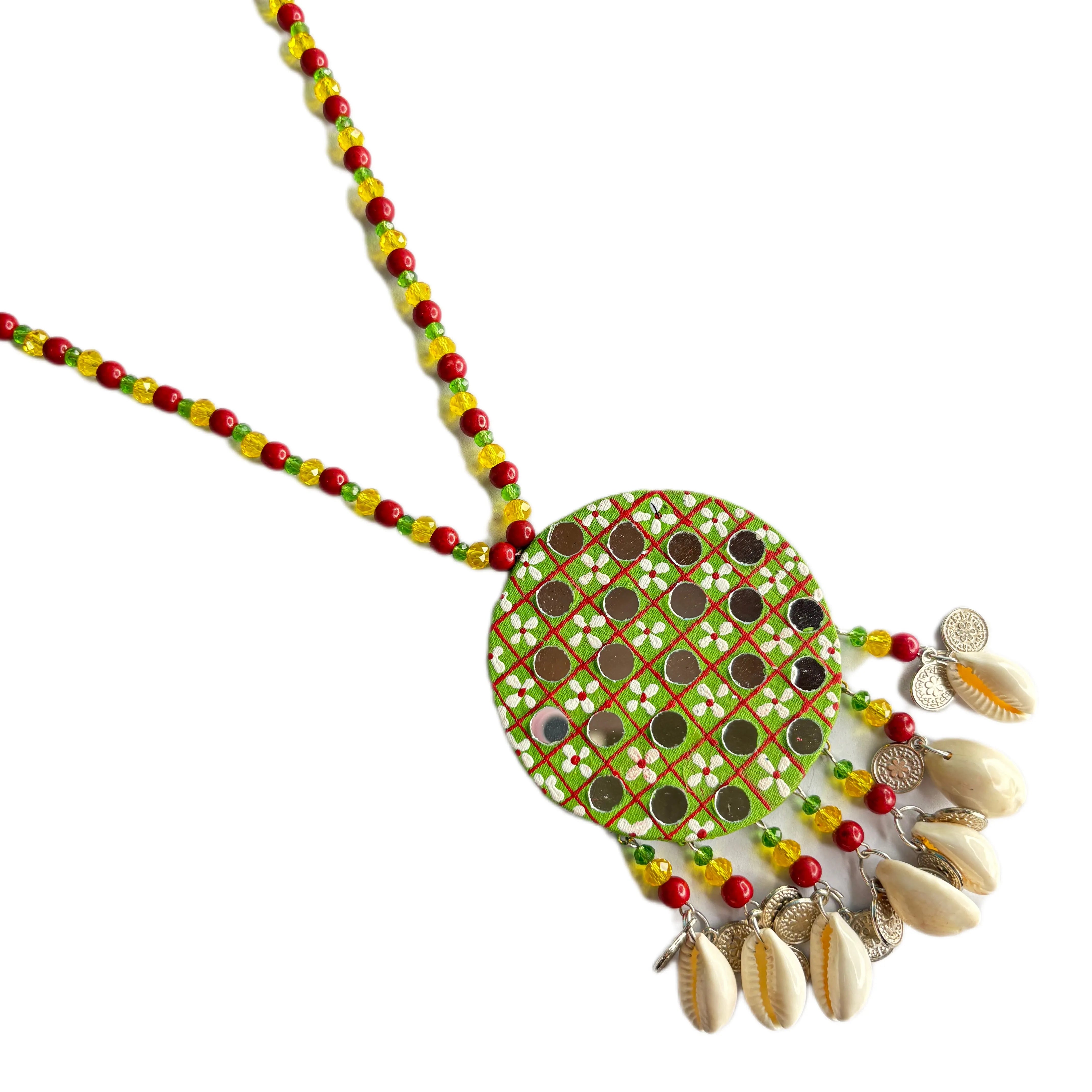 khoj city Olive Classic Multi Color Handmade Bridal Jewellery (Shaadi Set) -013