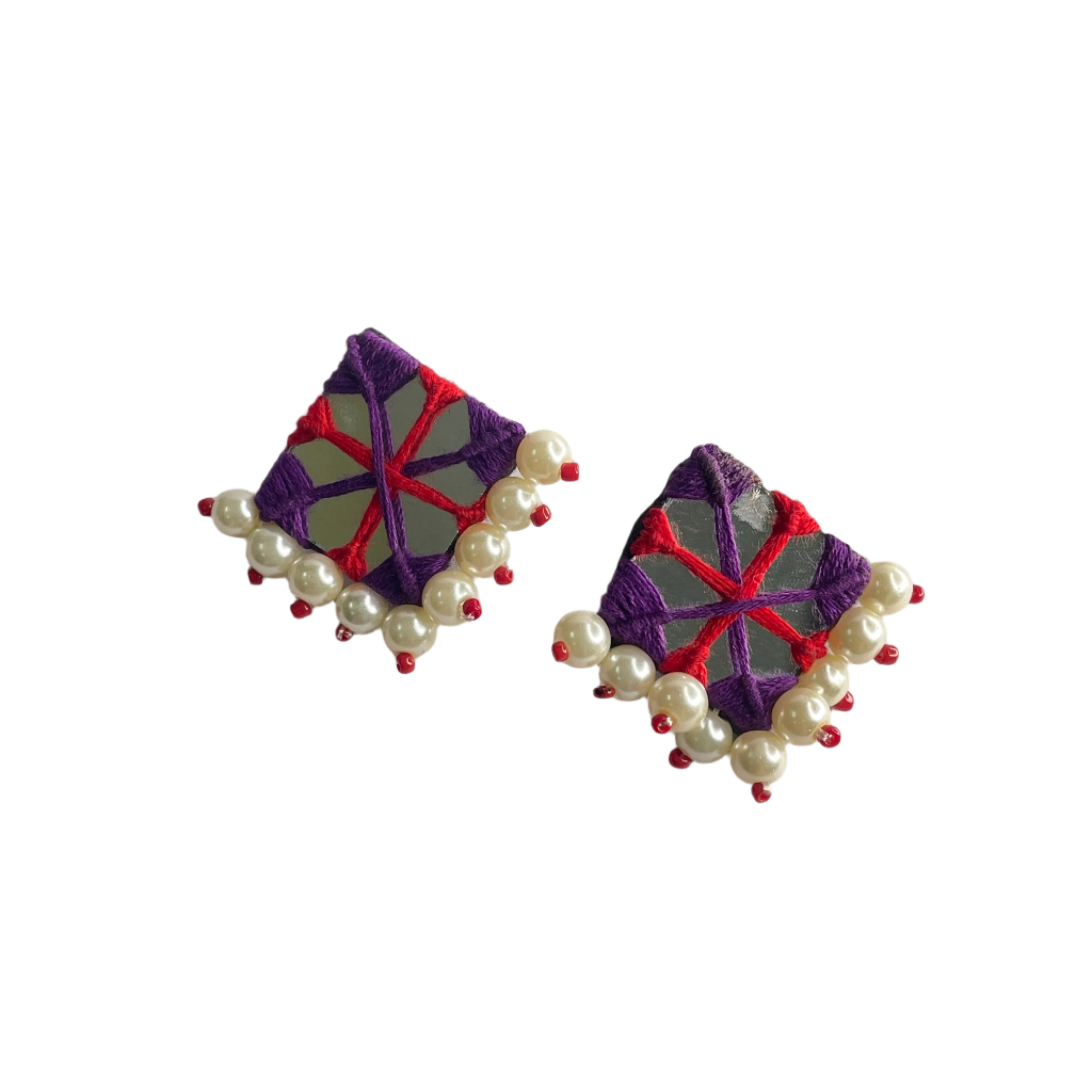 Oxidised Charms Multi Color Handmade Drop (Earrings) HM-ER-031 - KHOJ.CITY