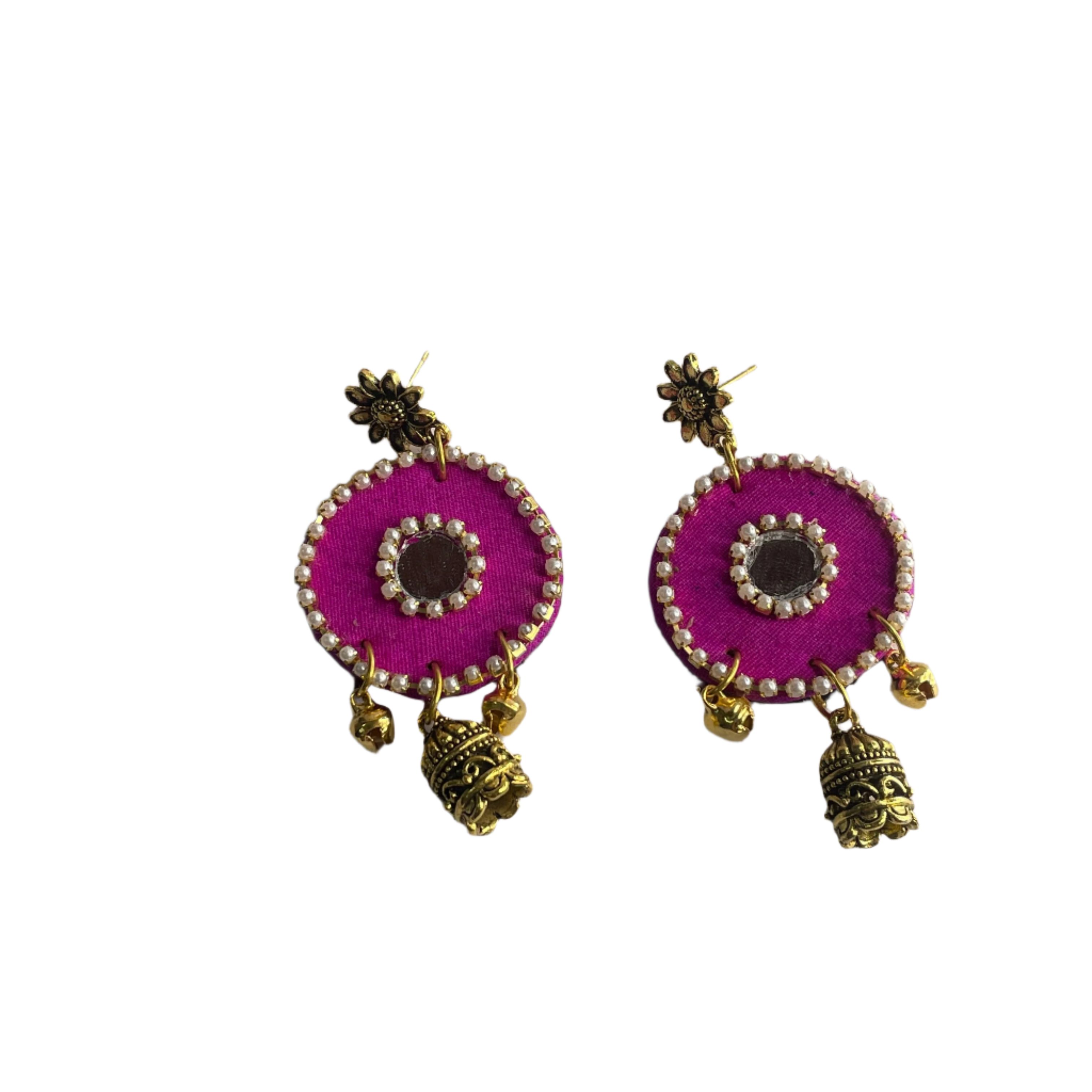 Oxidised Charms Multi Color Handmade Drop (Earrings) HM-ER-033 - KHOJ.CITY
