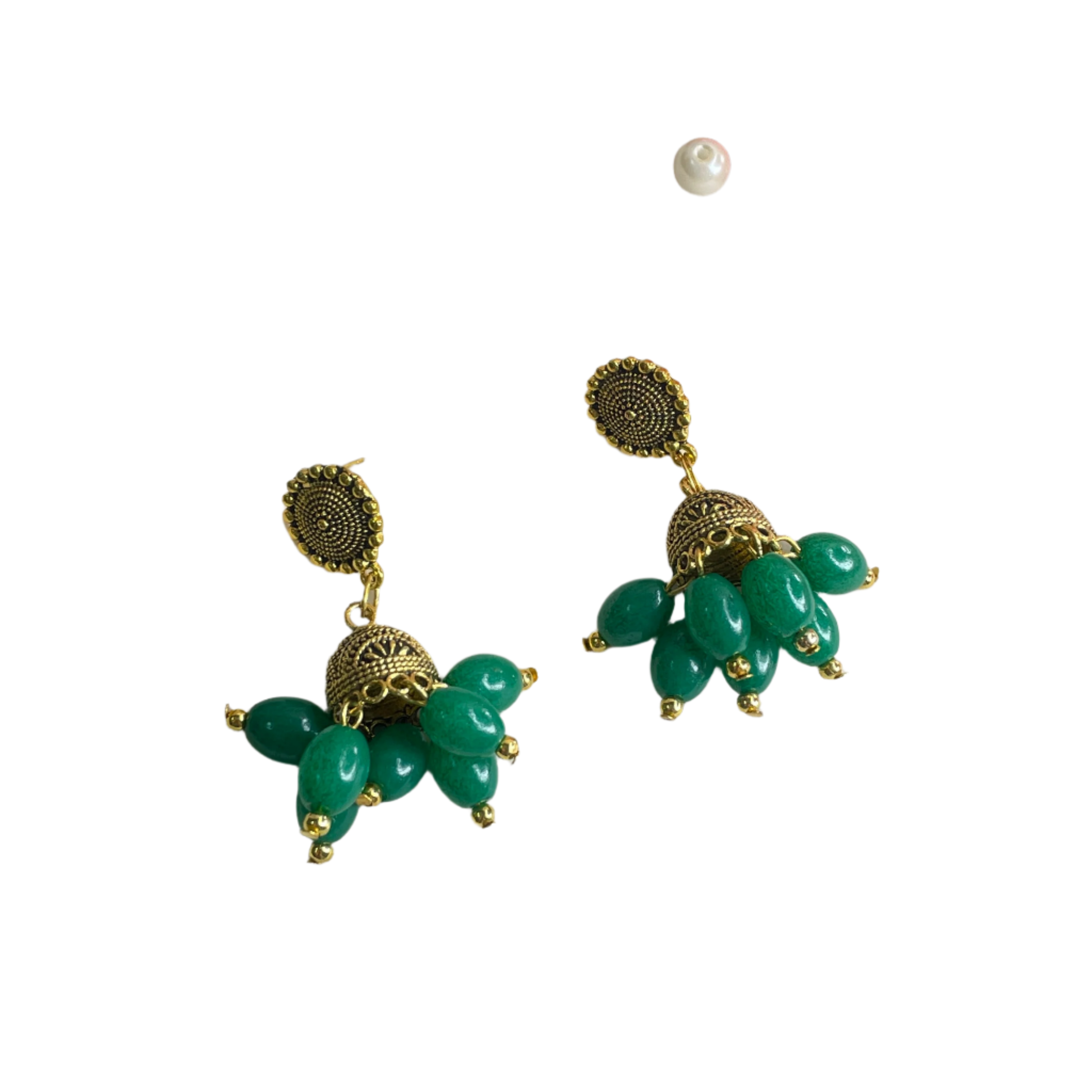 Oxidised Charms Multi Color Handmade Drop (Earrings) HM-ER-043 - KHOJ.CITY