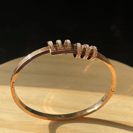khoj city Rose Gold Daily Wear Anti Tarnish Bracelet Jewelry Code - 404