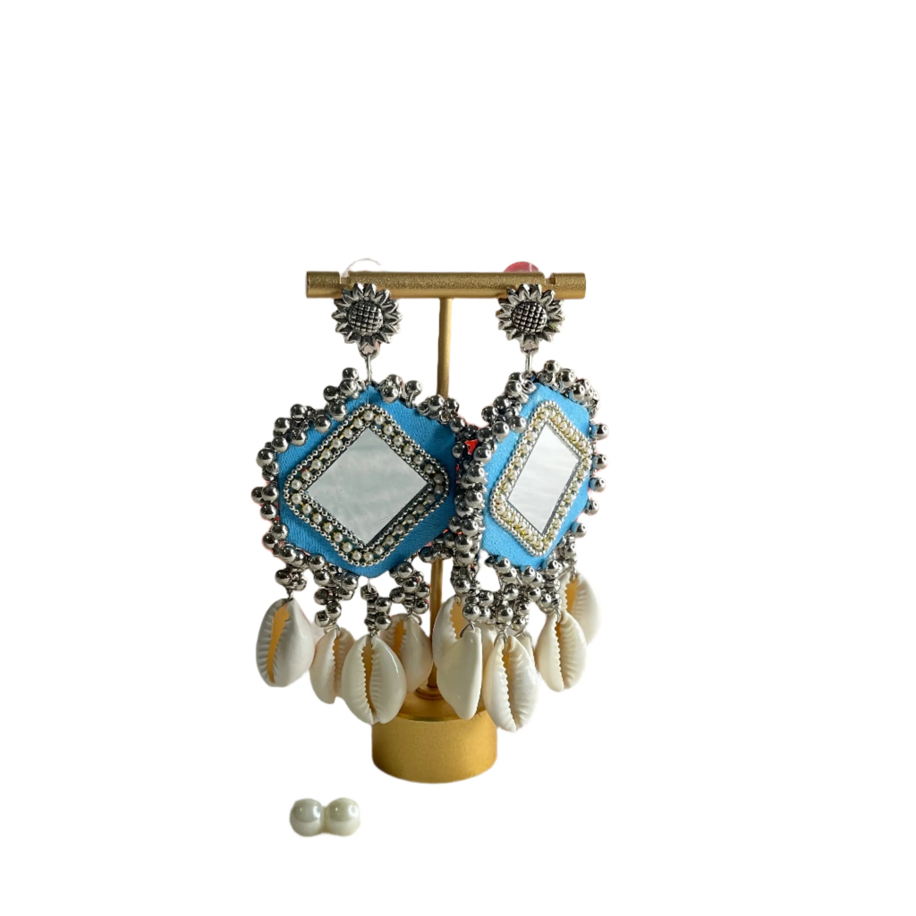 Skye Classic Multi Color Handmade (Earrings) HM-ER-054 - KHOJ.CITY