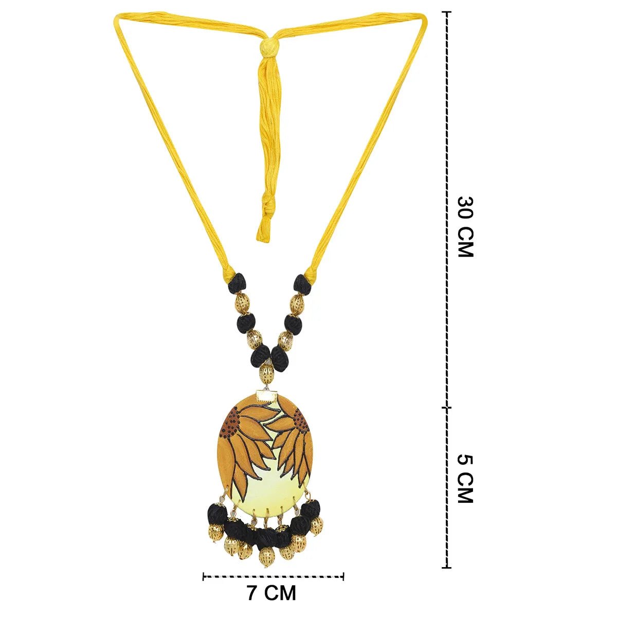 Lilium Classic Multi Color Hand Painted (Necklace) HP - NP - KHOJ.CITY