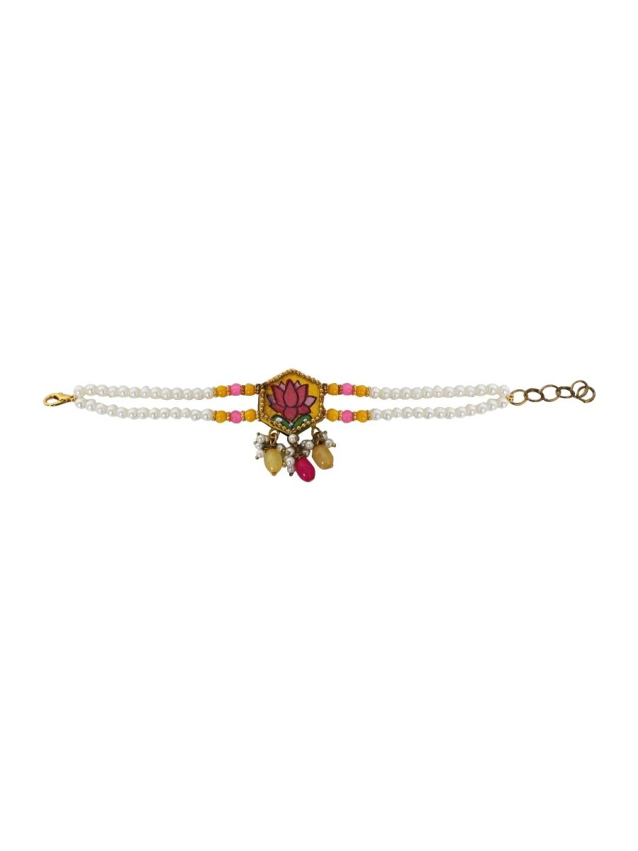 Lily Classic Multi Color Hand Painted (Bracelet) HP - BR - KHOJ.CITY