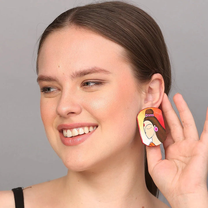 Maithili Ram Traditional Multi Color Handmade (Earrings) HP-ER