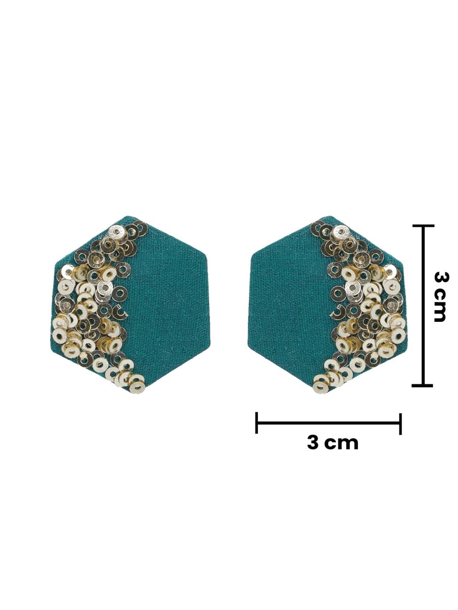 Mini Classic Multi Color Hand Painted Stud (Earrings) HP - ER - 238 - KHOJ.CITY