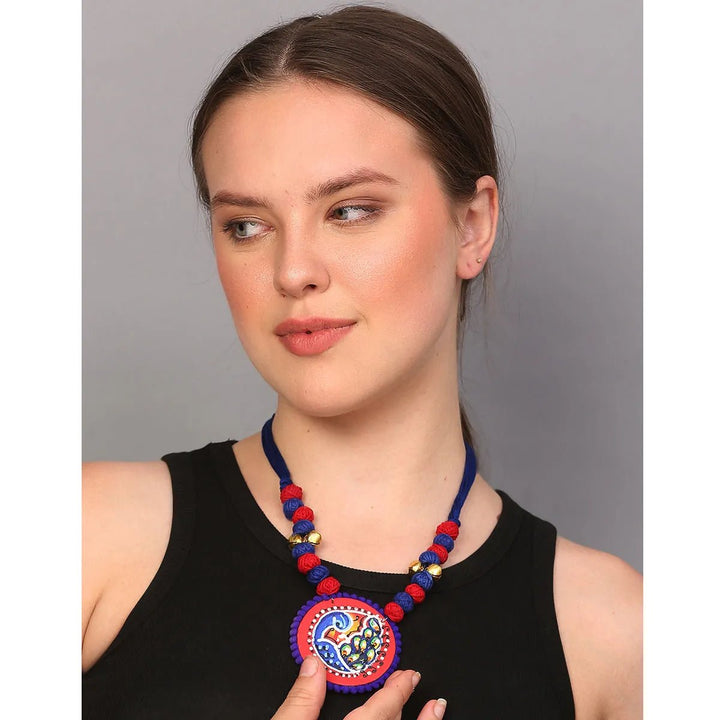 Mohana Classic Multi Color Hand Painted (Necklace) HP-NP-065