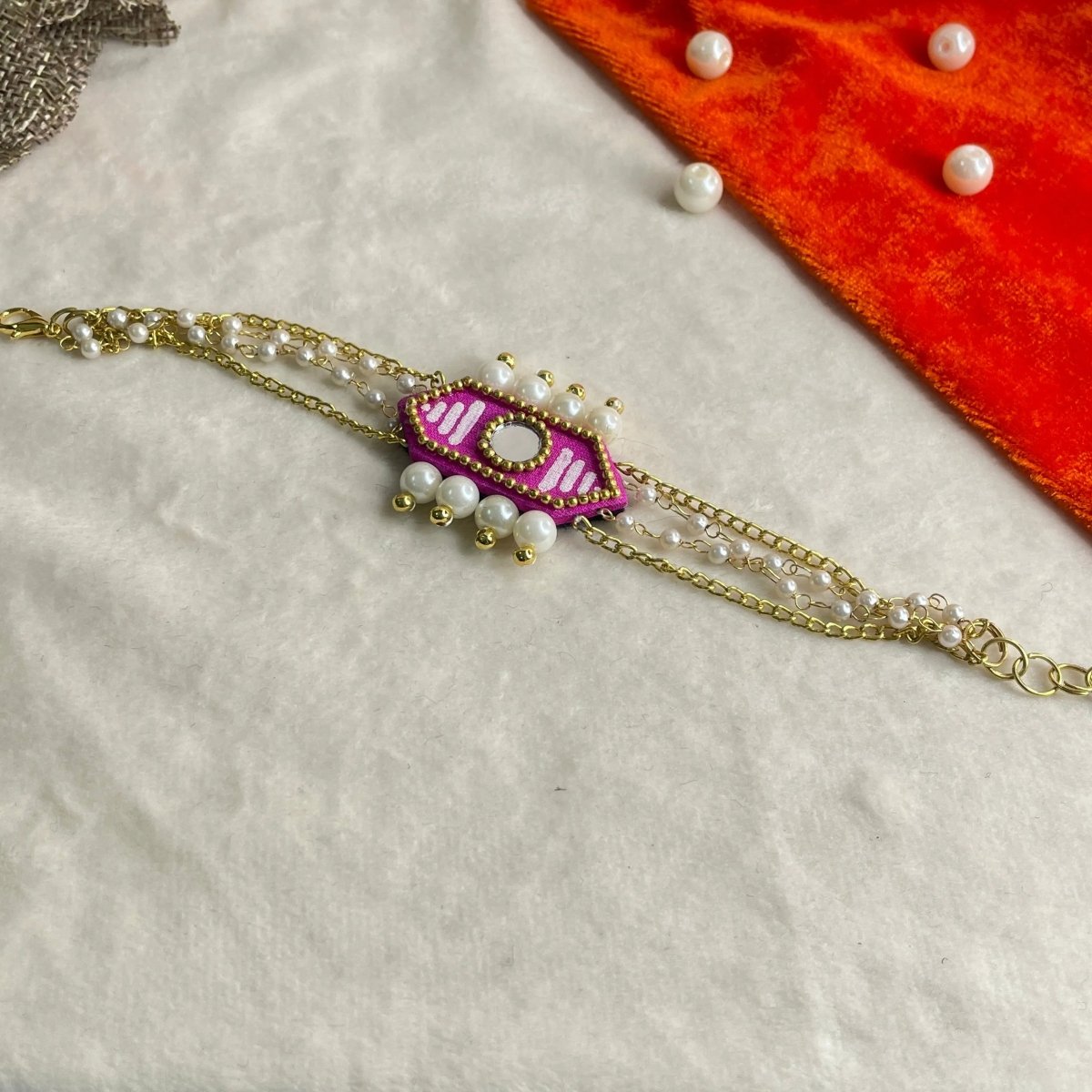 Nalini Traditional Multi Color Hand Painted (Bracelet) HP - BR - 017 - KHOJ.CITY