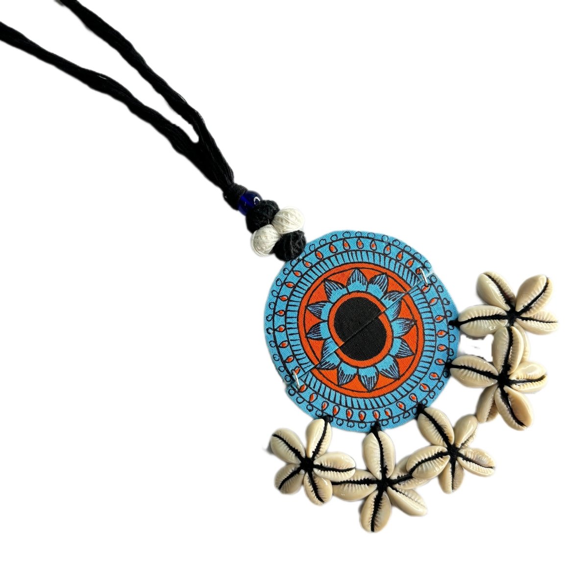 Ocean Light Bohemian Multi Color Hand Painted (Necklace) HP - NP - 079 - KHOJ.CITY