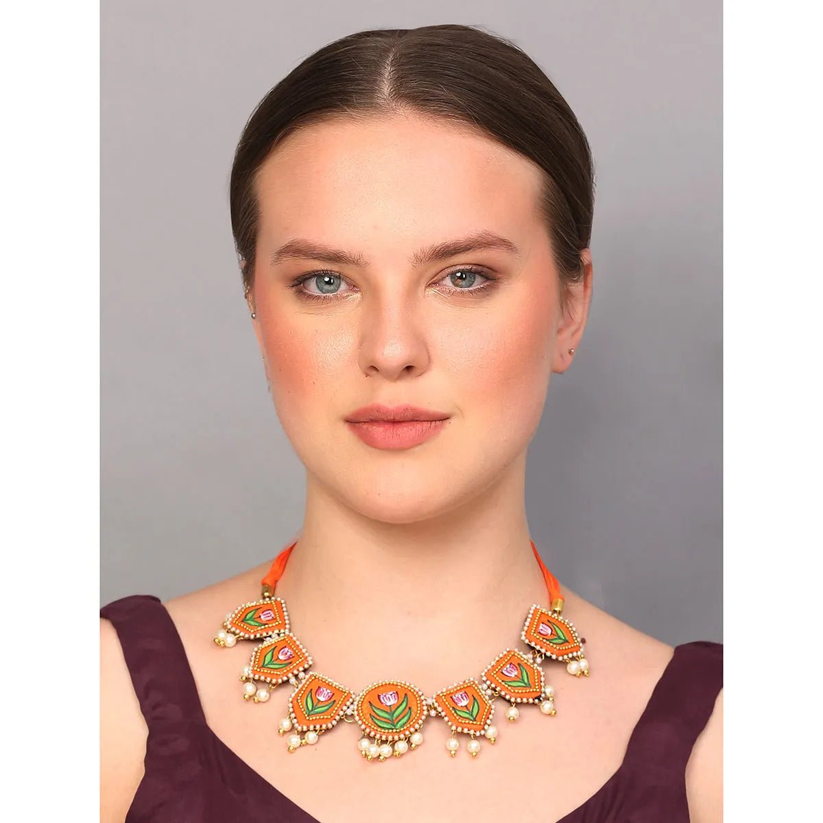 Ochre Classic Orange Handmade (Choker) HP - NP - KHOJ.CITY