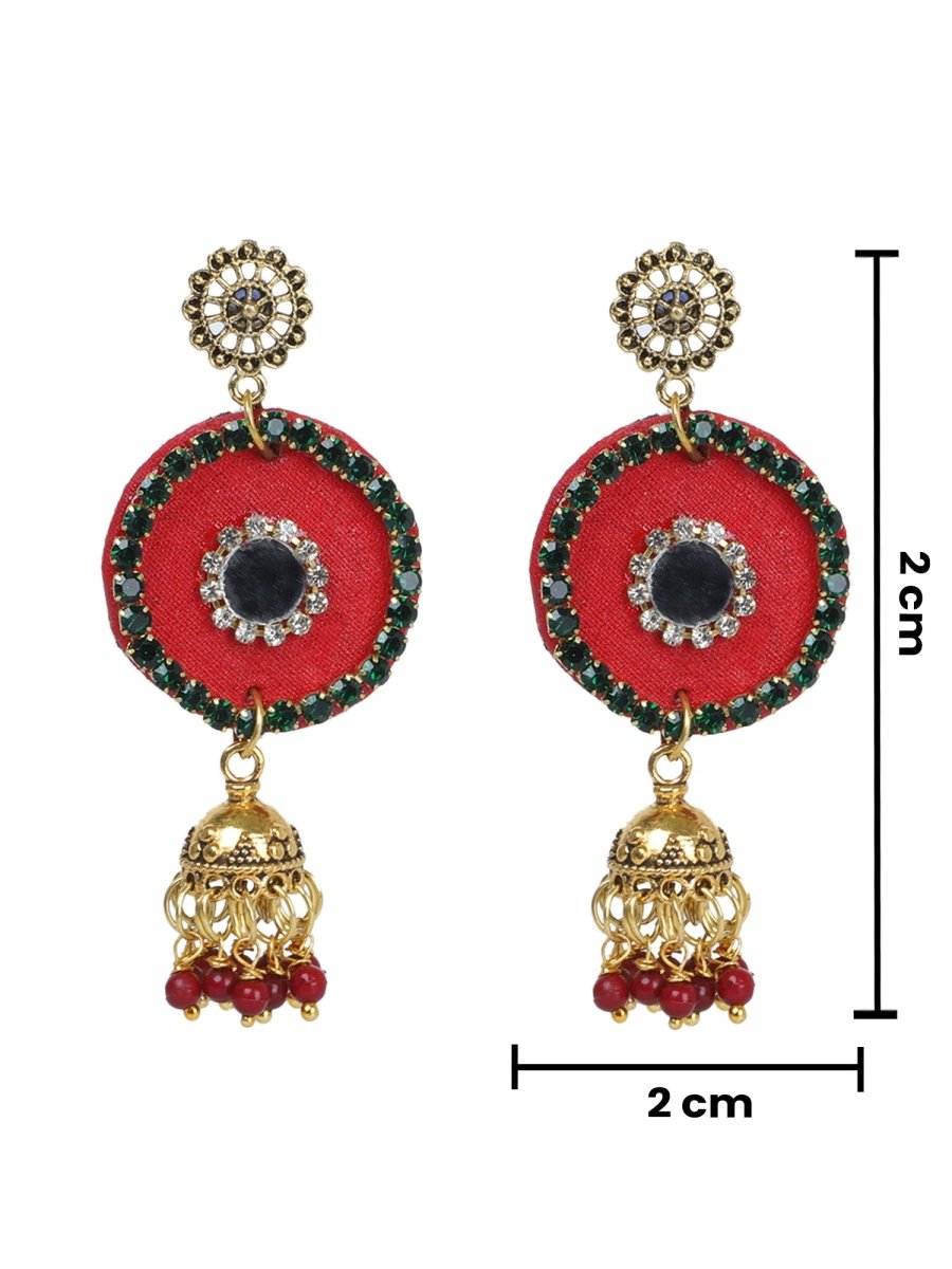 Oxidised Charms Multi Color Handmade Drop (Earrings) HM - ER - 021 - KHOJ.CITY