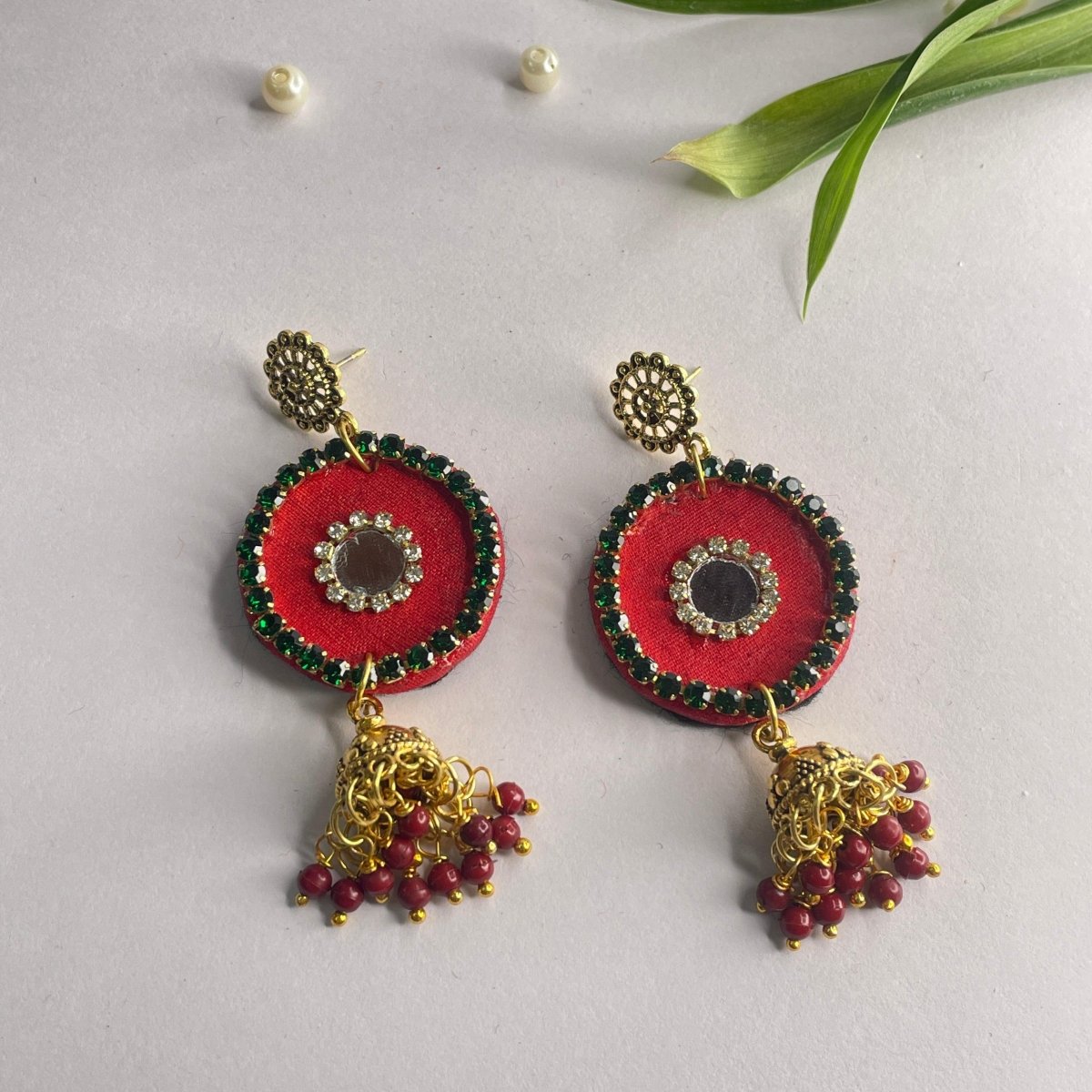 Oxidised Charms Multi Color Handmade Drop (Earrings) HM - ER - 021 - KHOJ.CITY