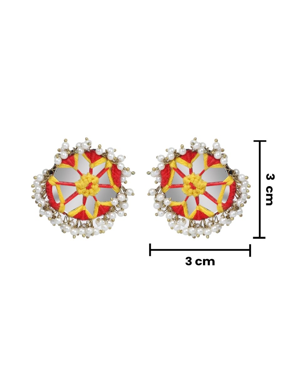 Oxidised Charms Multi Color Handmade Drop (Earrings) HM - ER - 025 - KHOJ.CITY