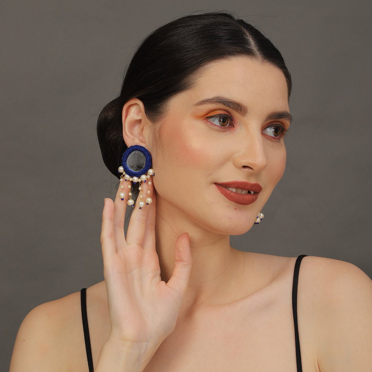 Oxidised Charms Multi Color Handmade Drop (Earrings) HM - ER - 027 - KHOJ.CITY