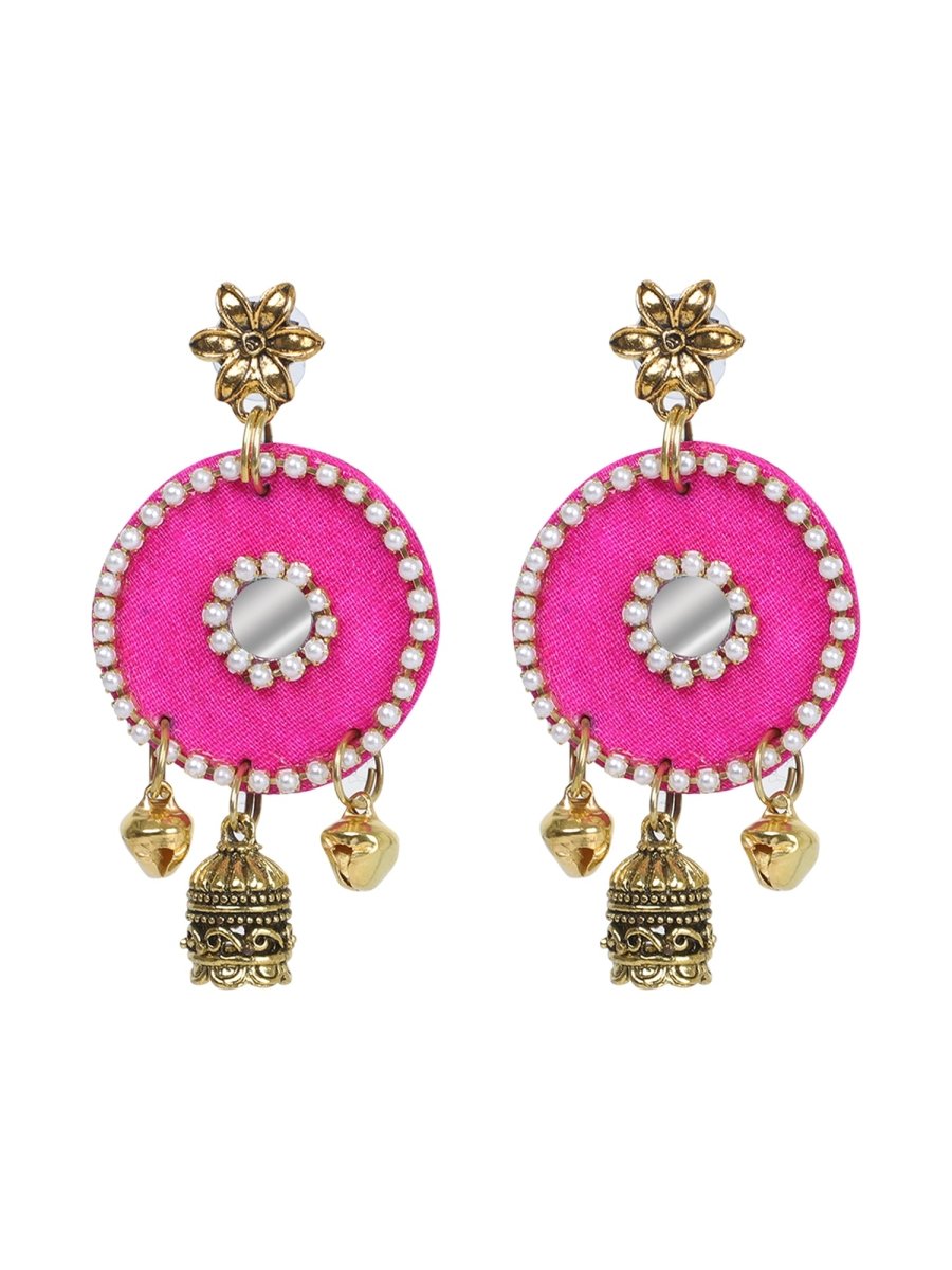 Oxidised Charms Multi Color Handmade Drop (Earrings) HM - ER - 033 - KHOJ.CITY