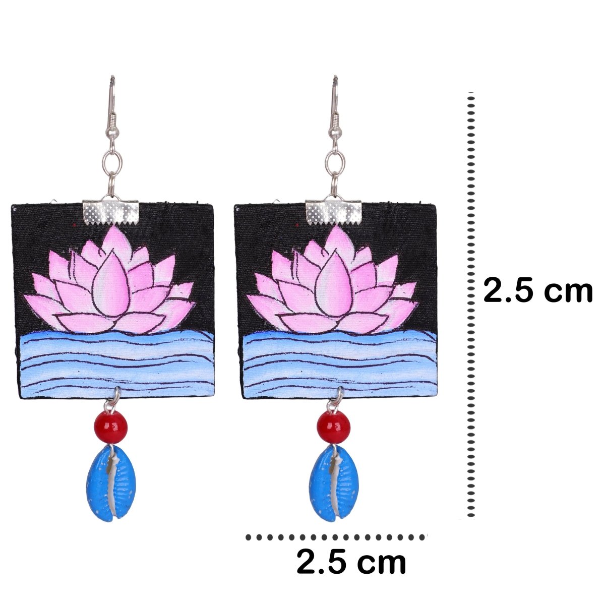 Padmavati Classic Multi Color Hand Painted (Earring) HP - ER - 266 - KHOJ.CITY