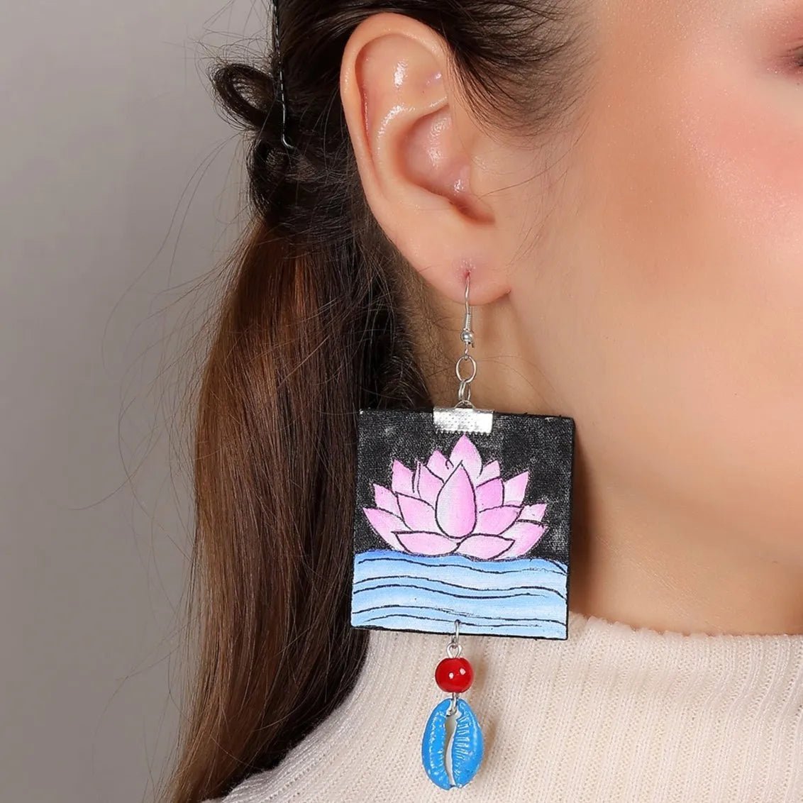 Padmavati Classic Multi Color Hand Painted (Necklace Set) HP - NP - 201 - KHOJ.CITY