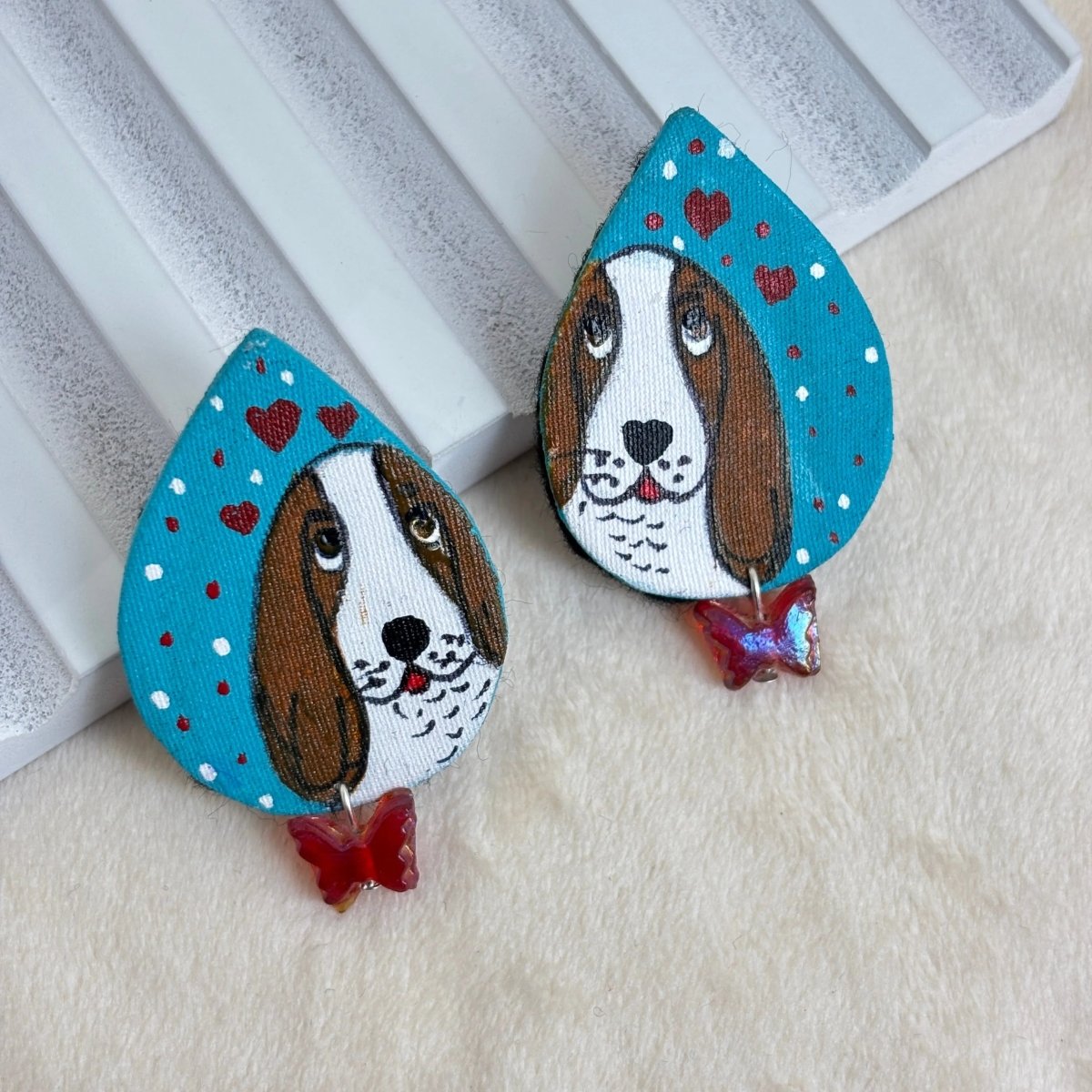 Paw Pet Bling love (Earrings) HP - ER - 254 - KHOJ.CITY