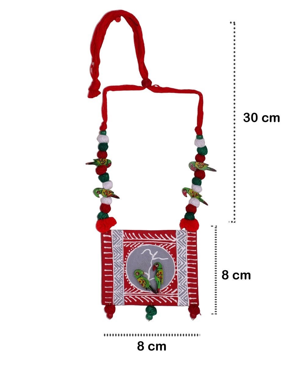 Premleela Classic Multi Color Hand Painted (Necklace) HP - NP - 085 - KHOJ.CITY