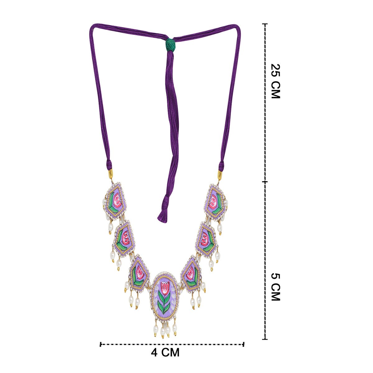 Purply Classic Hand Painted (Choker) HP - NP - KHOJ.CITY