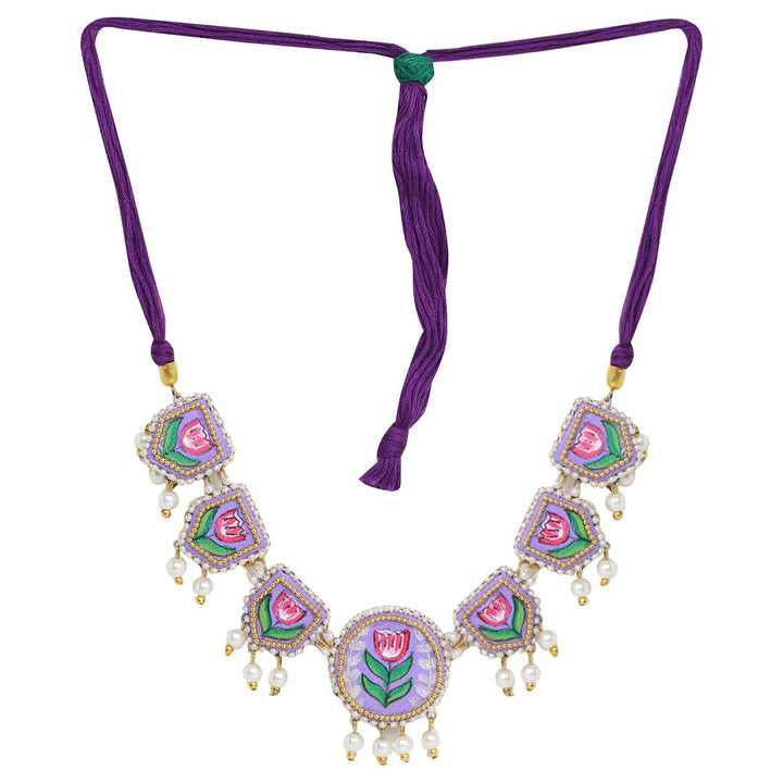 Purply Classic Hand Painted (Choker) HP-NP