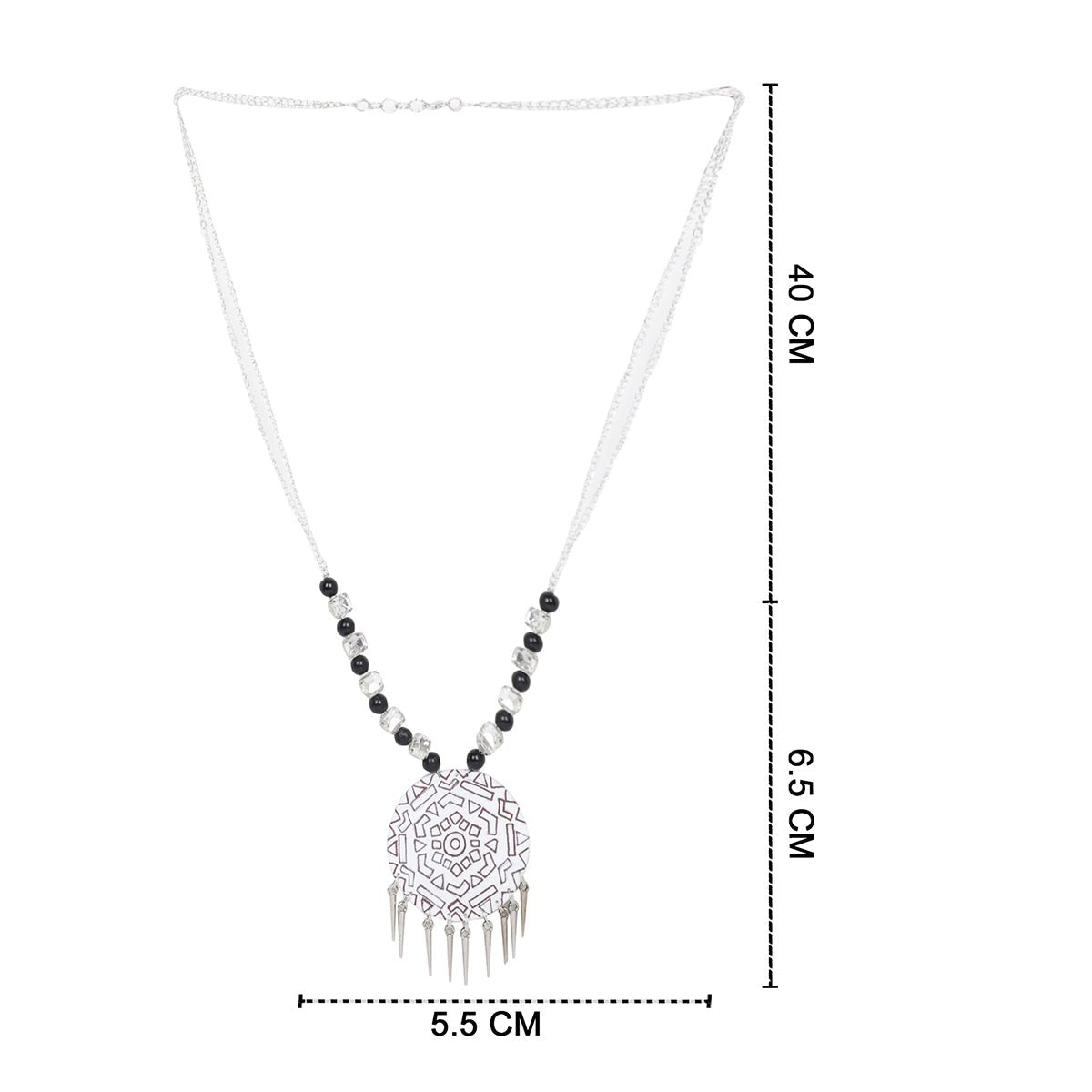 Raas Traditional Multi Color Hand Painted (Necklace) HP - NP - KHOJ.CITY